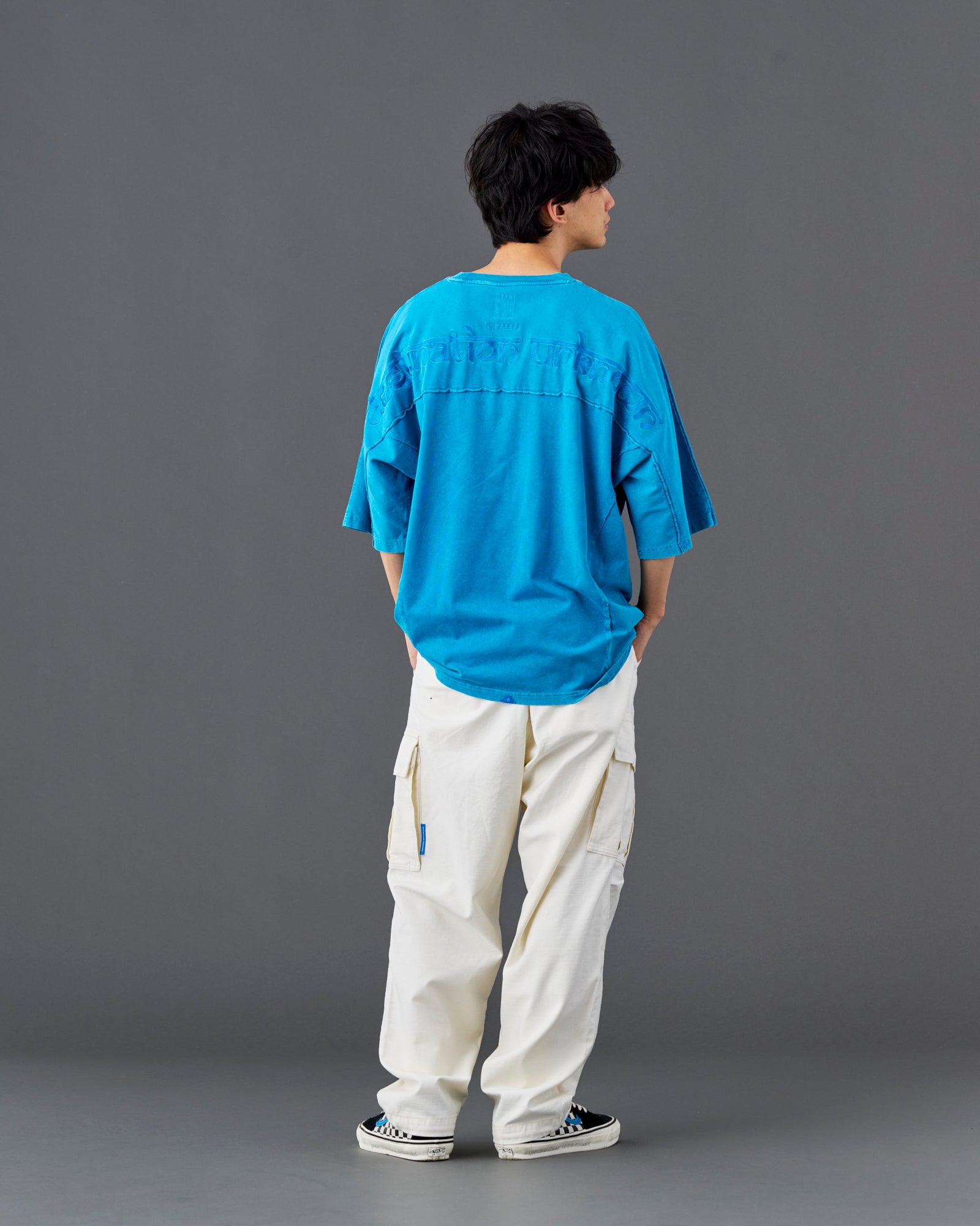 PIGMENT DYED DOLMAN SLEEVE TEE