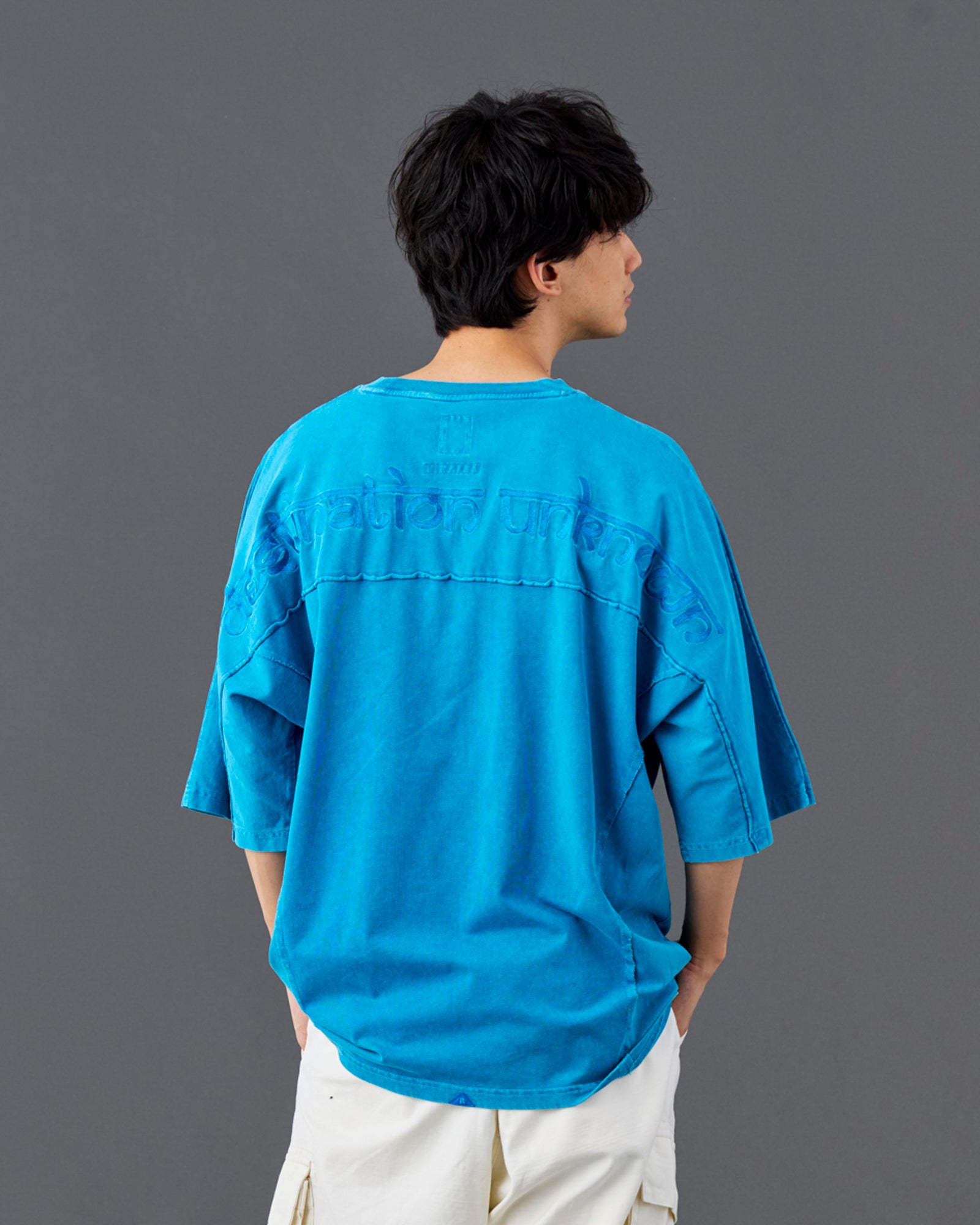 PIGMENT DYED DOLMAN SLEEVE TEE