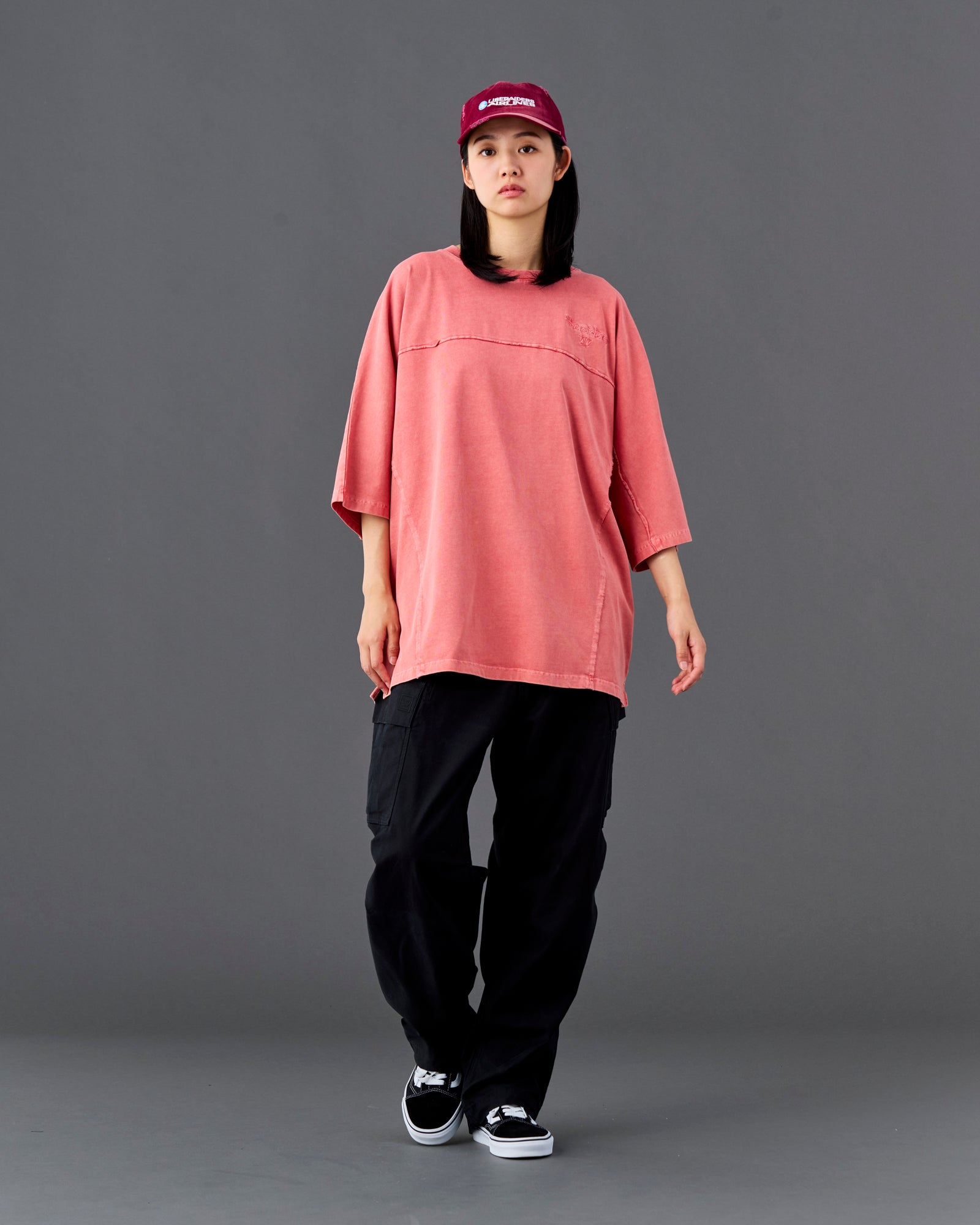 PIGMENT DYED DOLMAN SLEEVE TEE