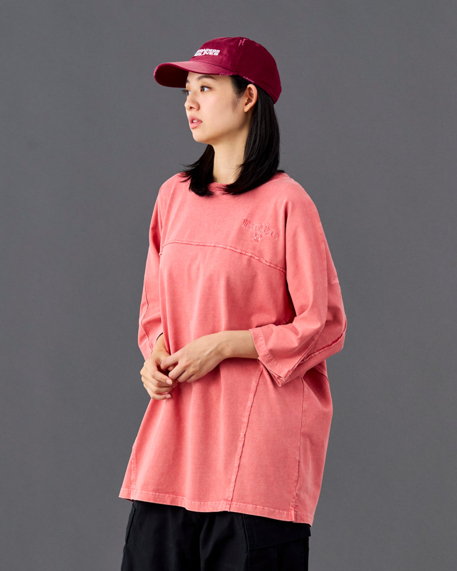 PIGMENT DYED DOLMAN SLEEVE TEE