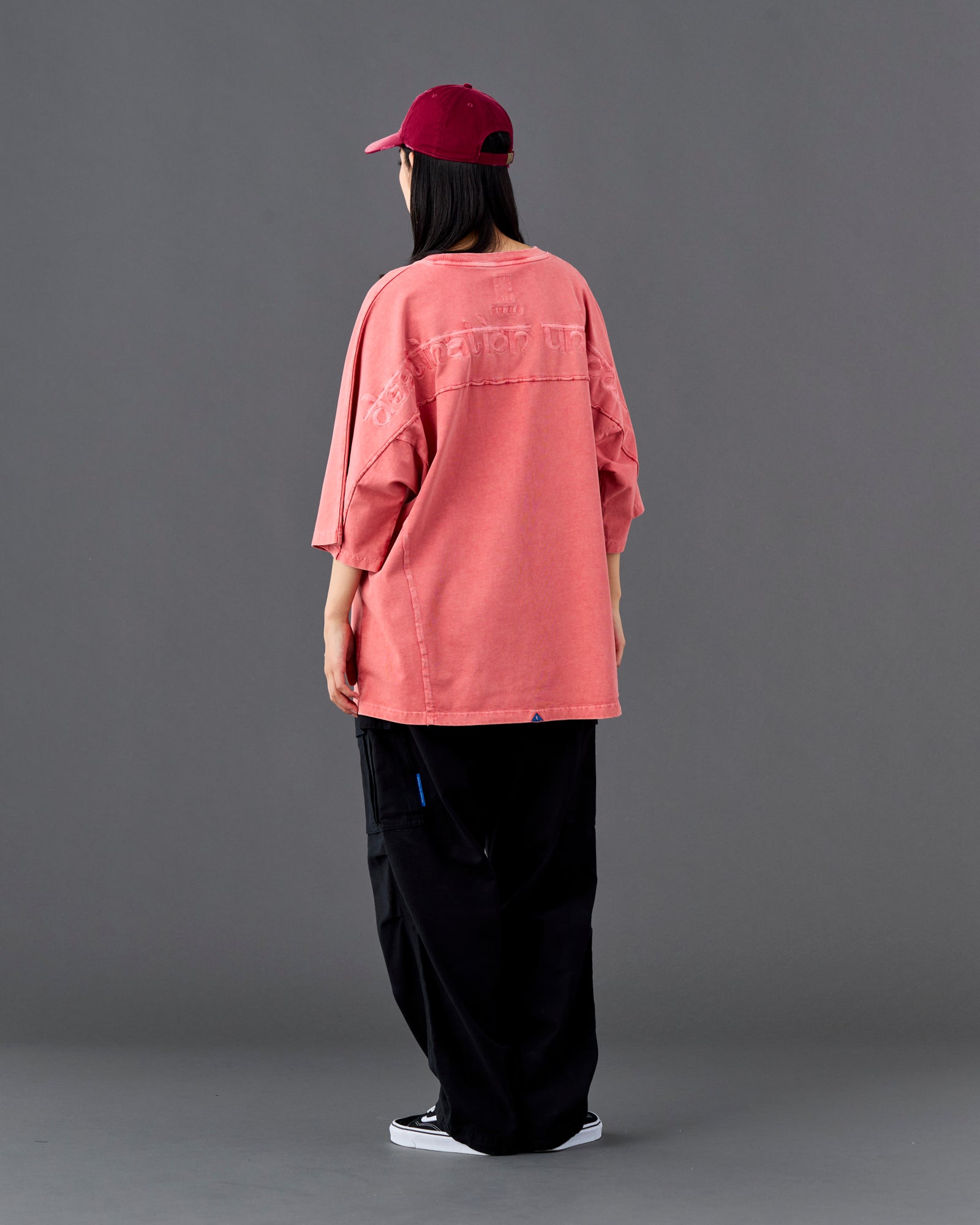 PIGMENT DYED DOLMAN SLEEVE TEE