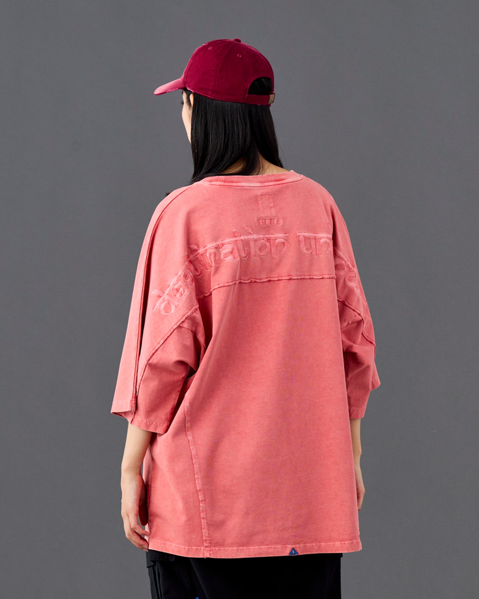 PIGMENT DYED DOLMAN SLEEVE TEE
