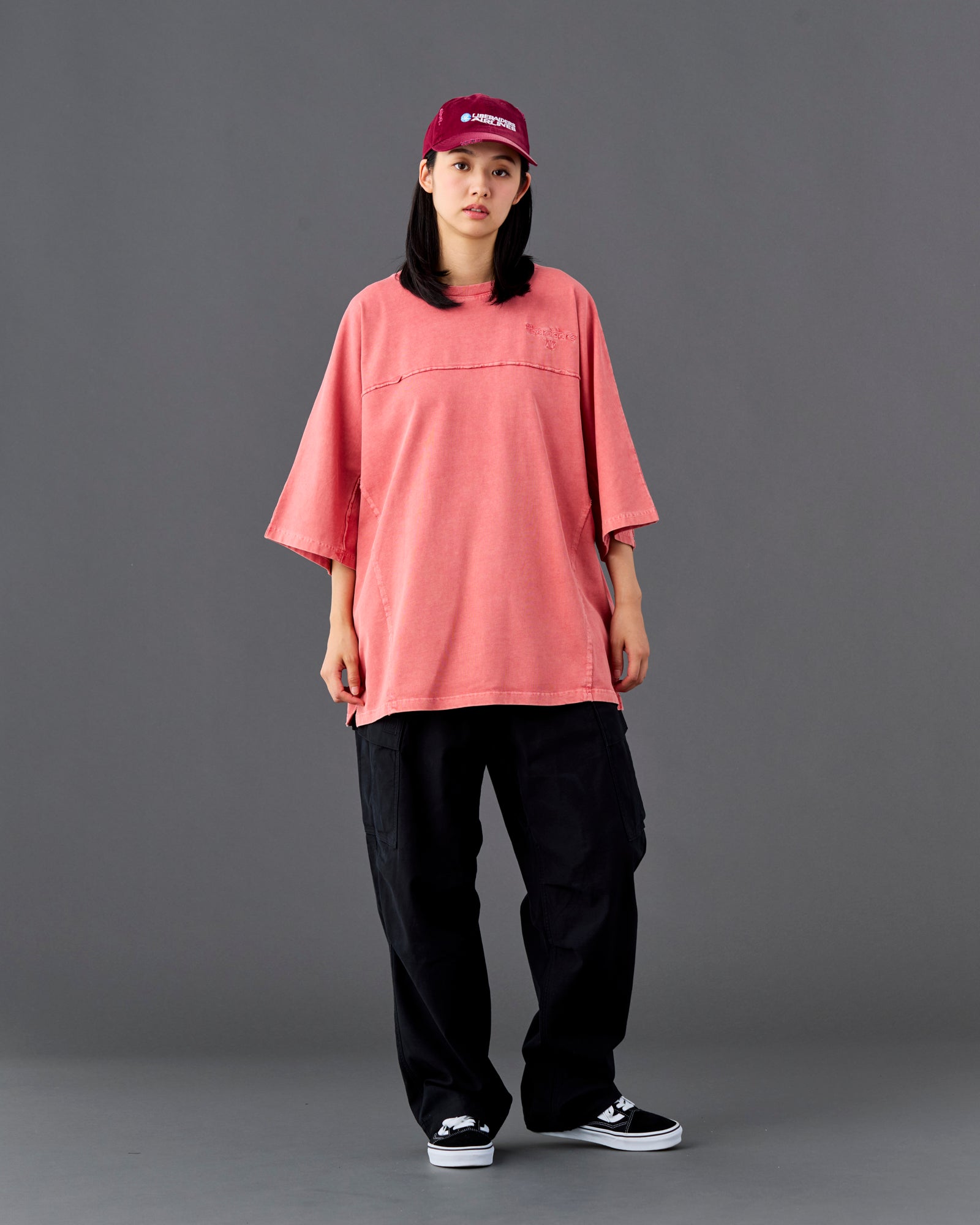 PIGMENT DYED DOLMAN SLEEVE TEE