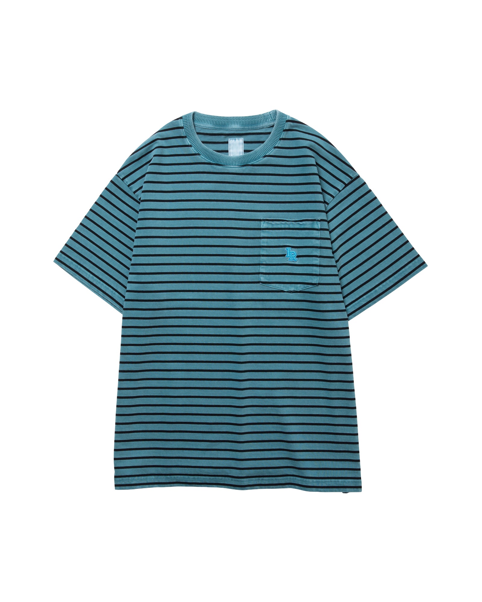 PIGMENT DYED STRIPED  S/S SHIRT