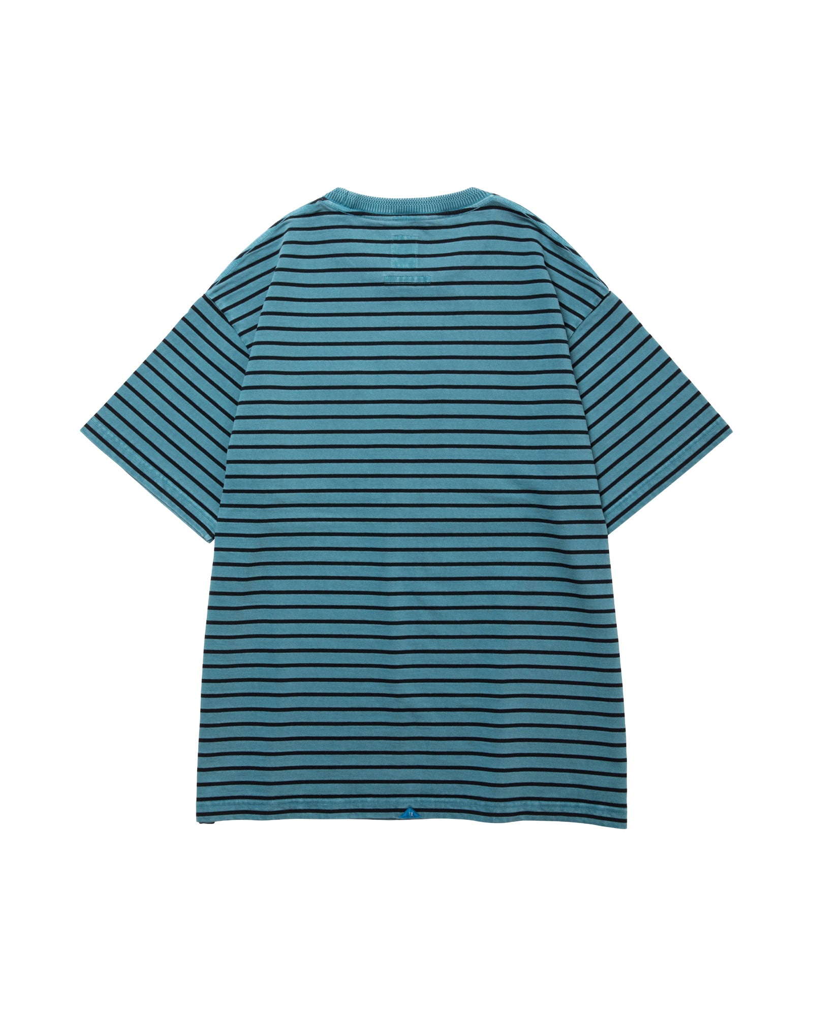 PIGMENT DYED STRIPED  S/S SHIRT