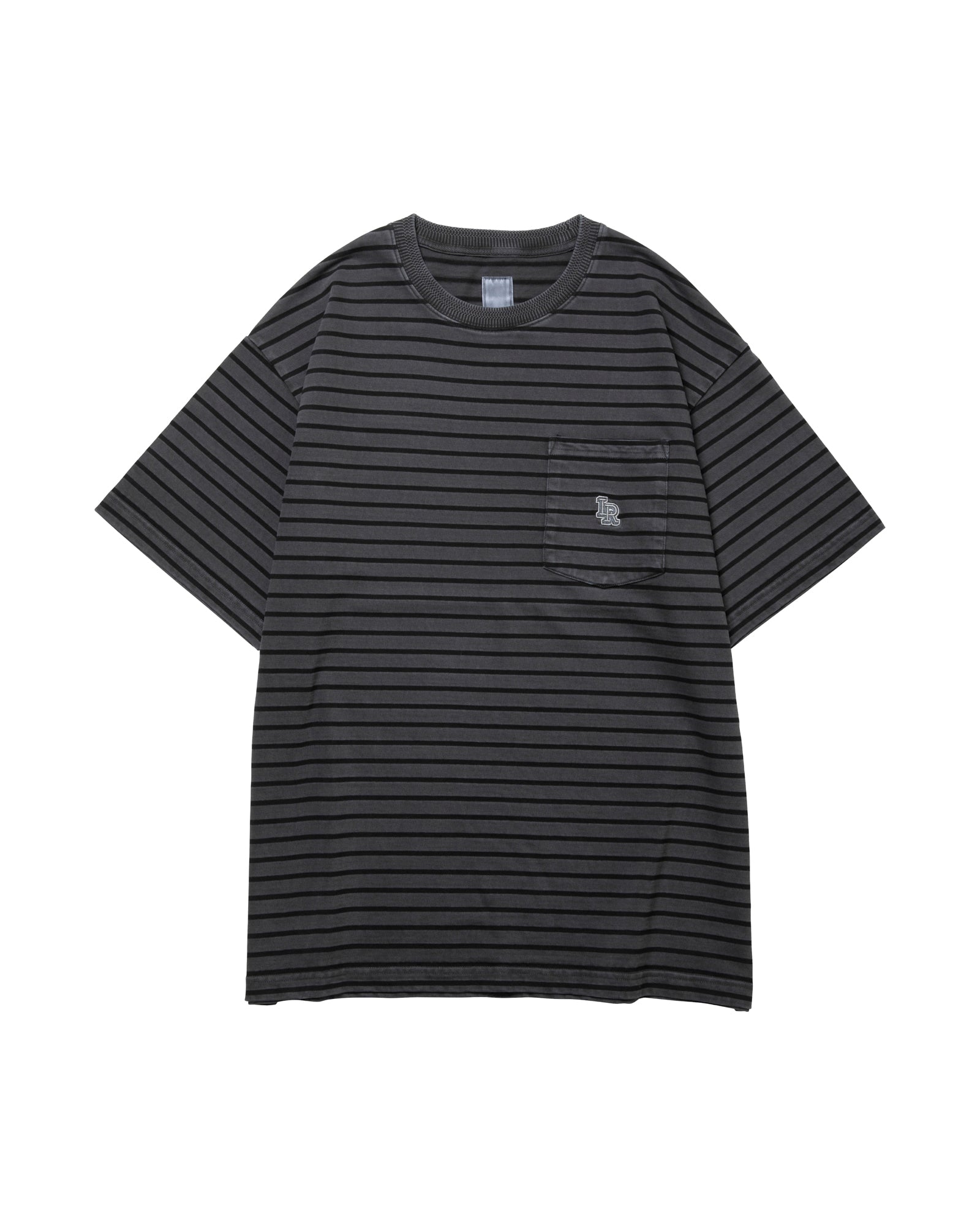 PIGMENT DYED STRIPED  S/S SHIRT