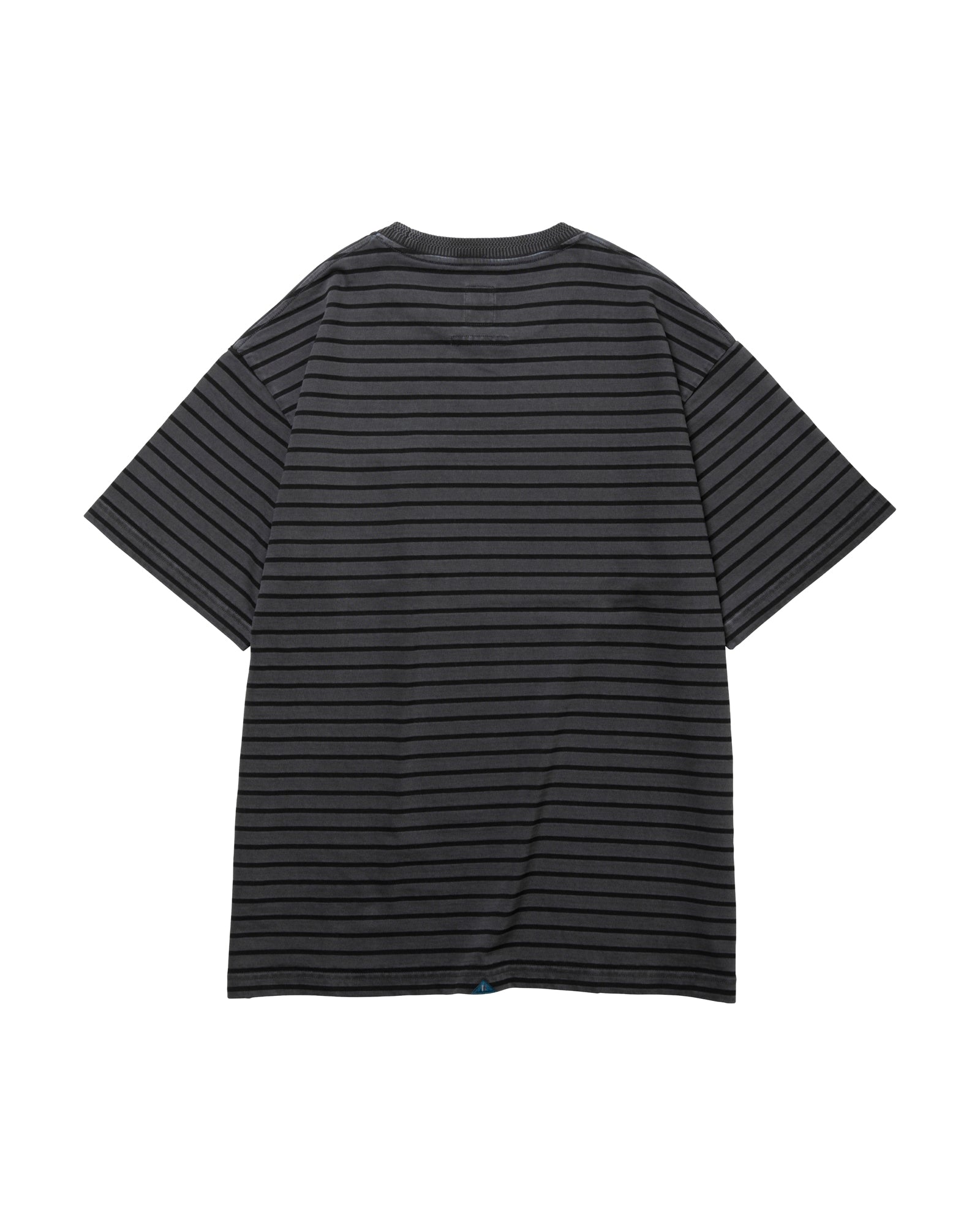PIGMENT DYED STRIPED  S/S SHIRT