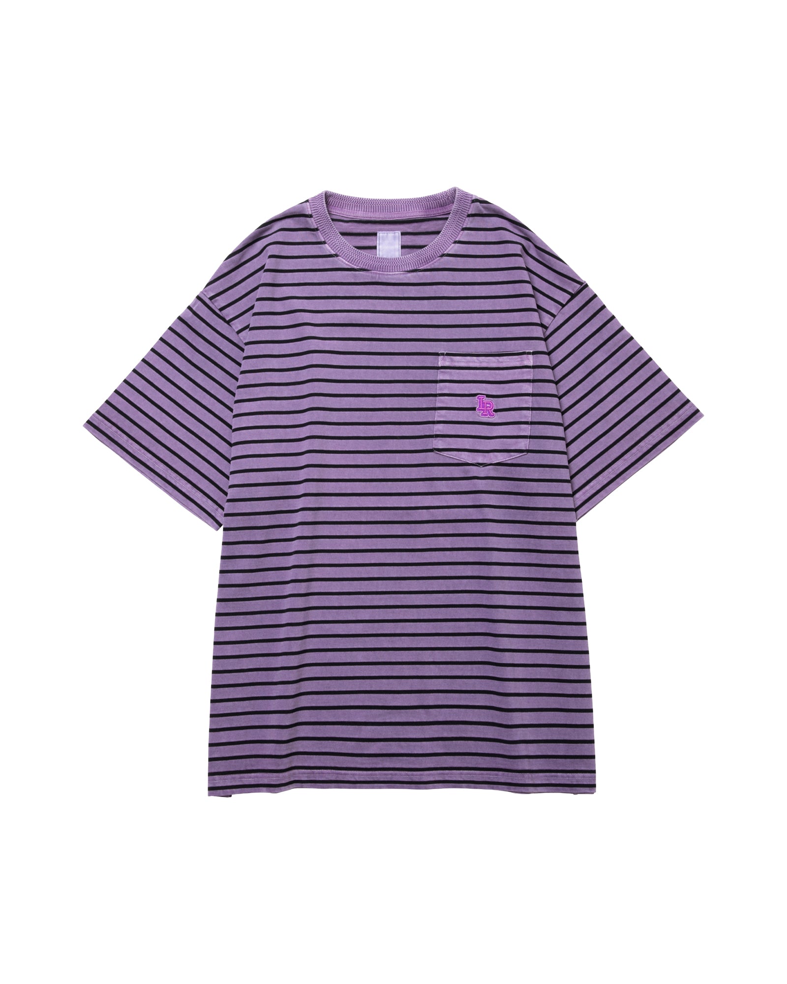 PIGMENT DYED STRIPED  S/S SHIRT