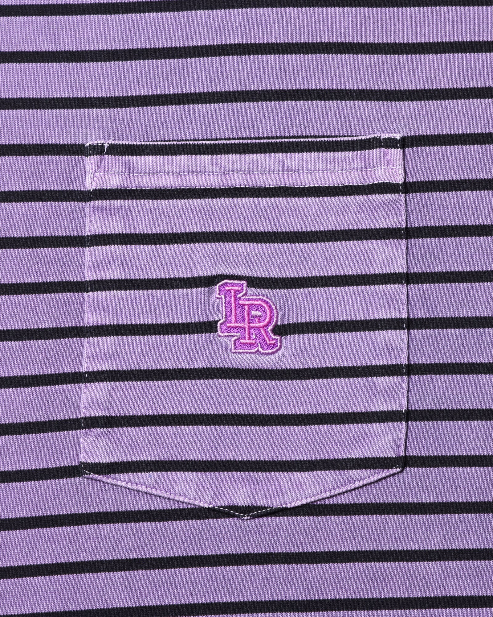 PIGMENT DYED STRIPED  S/S SHIRT