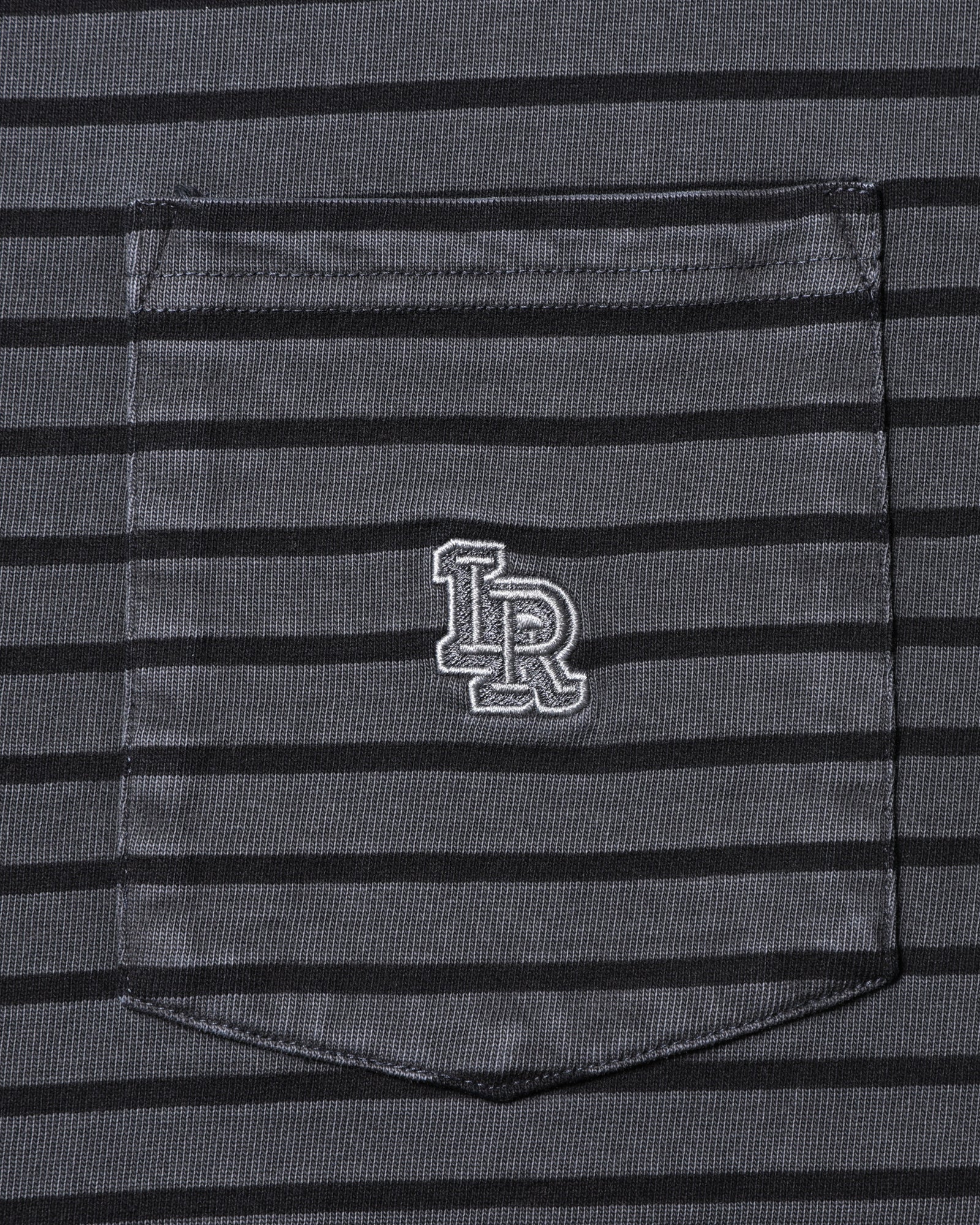 PIGMENT DYED STRIPED  S/S SHIRT