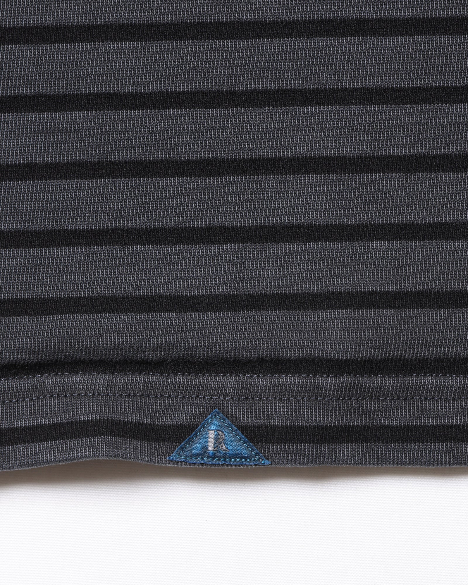 PIGMENT DYED STRIPED  S/S SHIRT