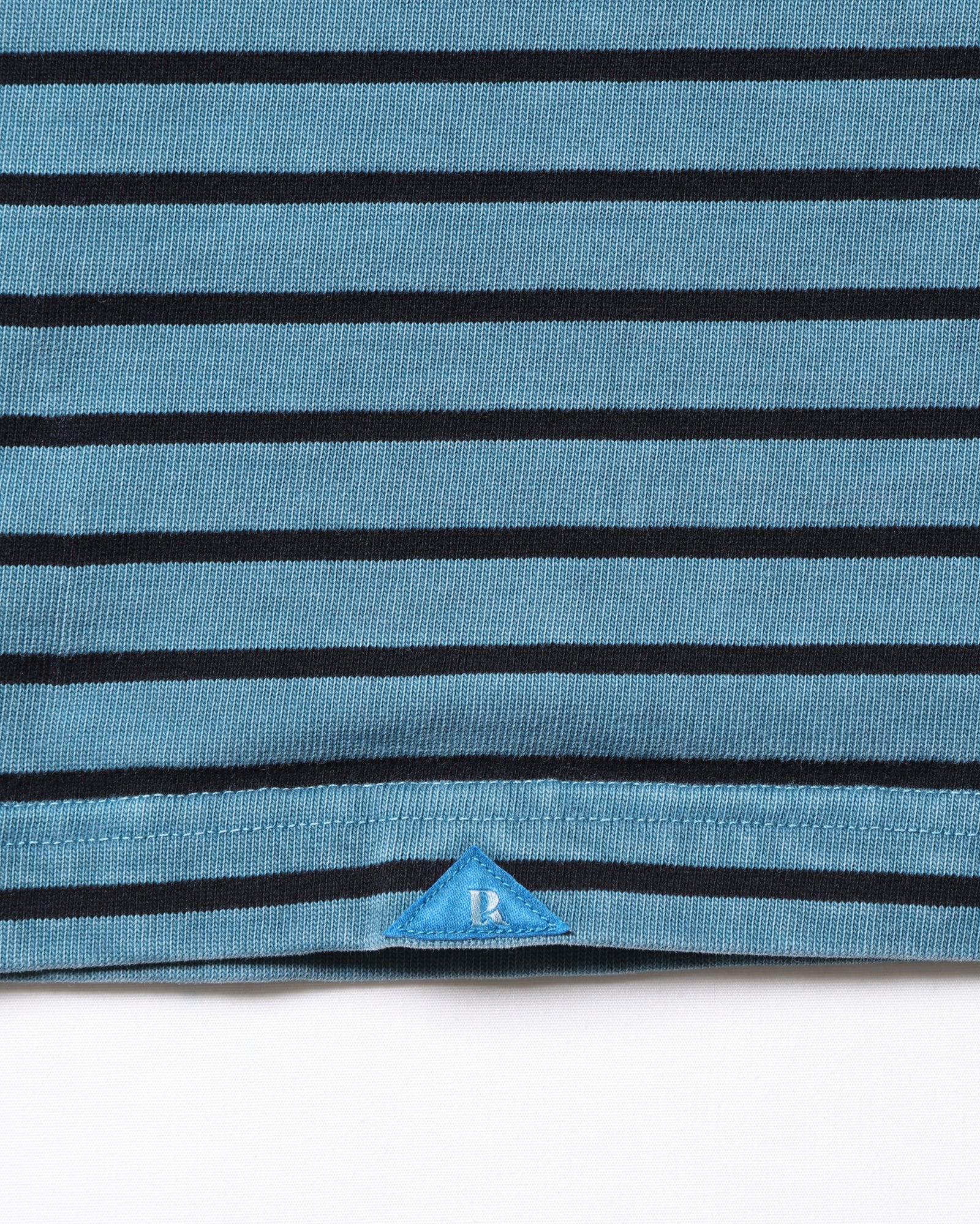 PIGMENT DYED STRIPED  S/S SHIRT