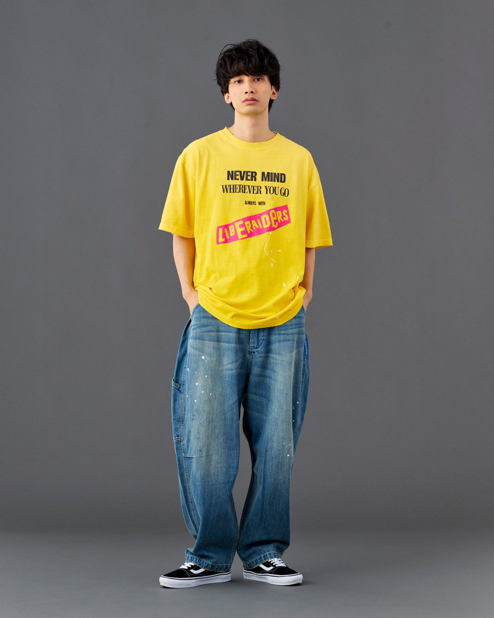 FADED PUNK LOGO TEE