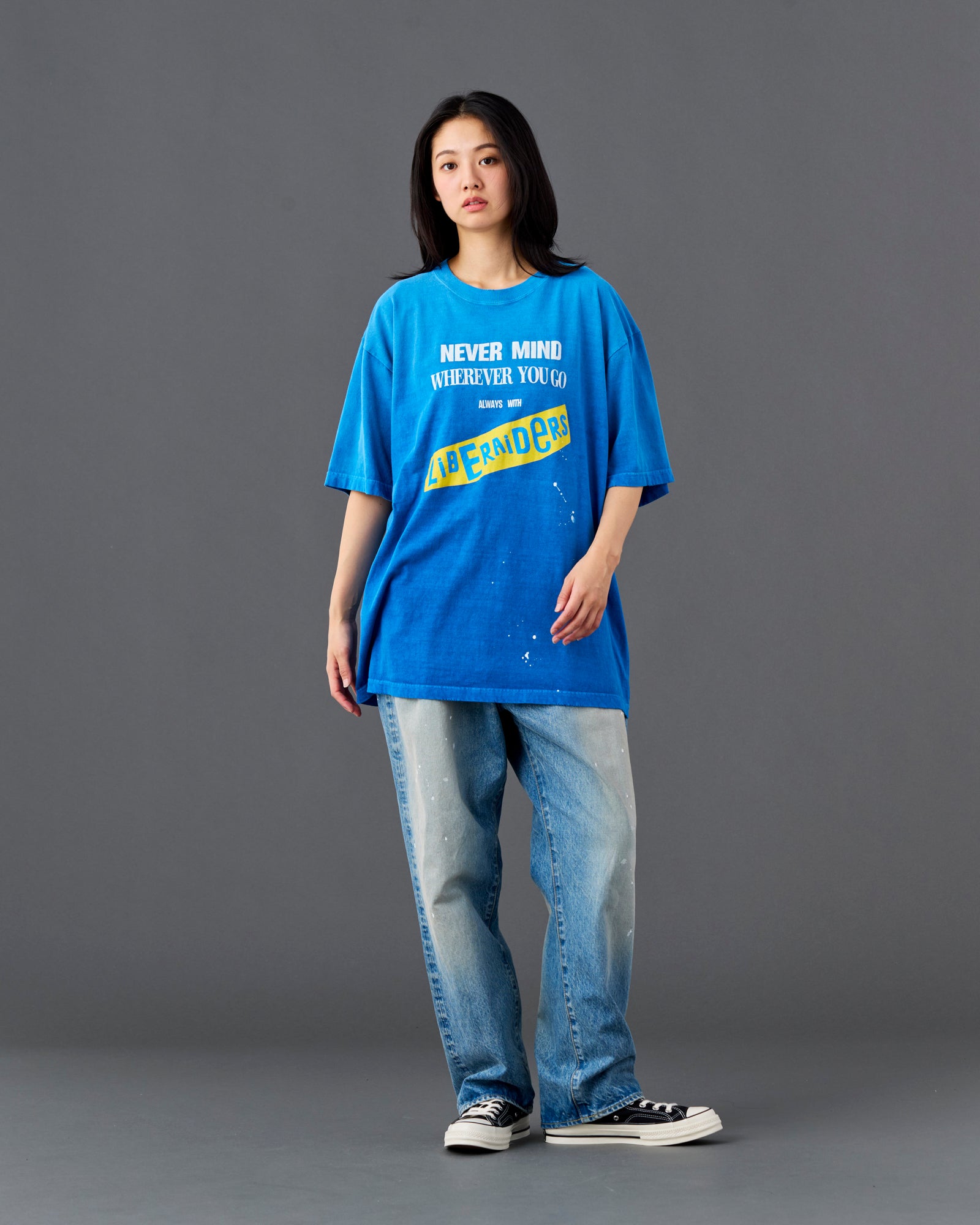 FADED PUNK LOGO TEE