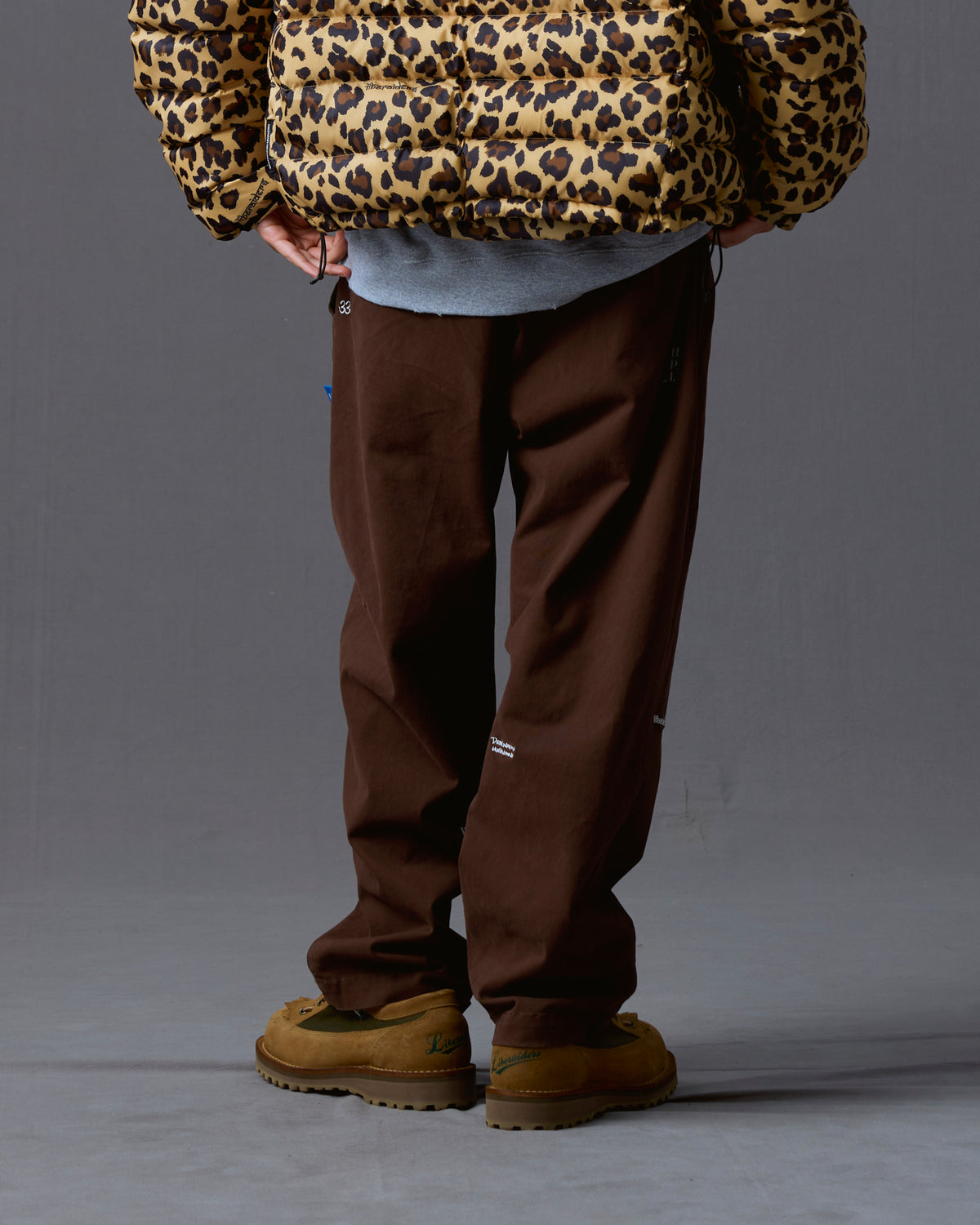 MULTI EMBROIDERY CHINO TROUSERS