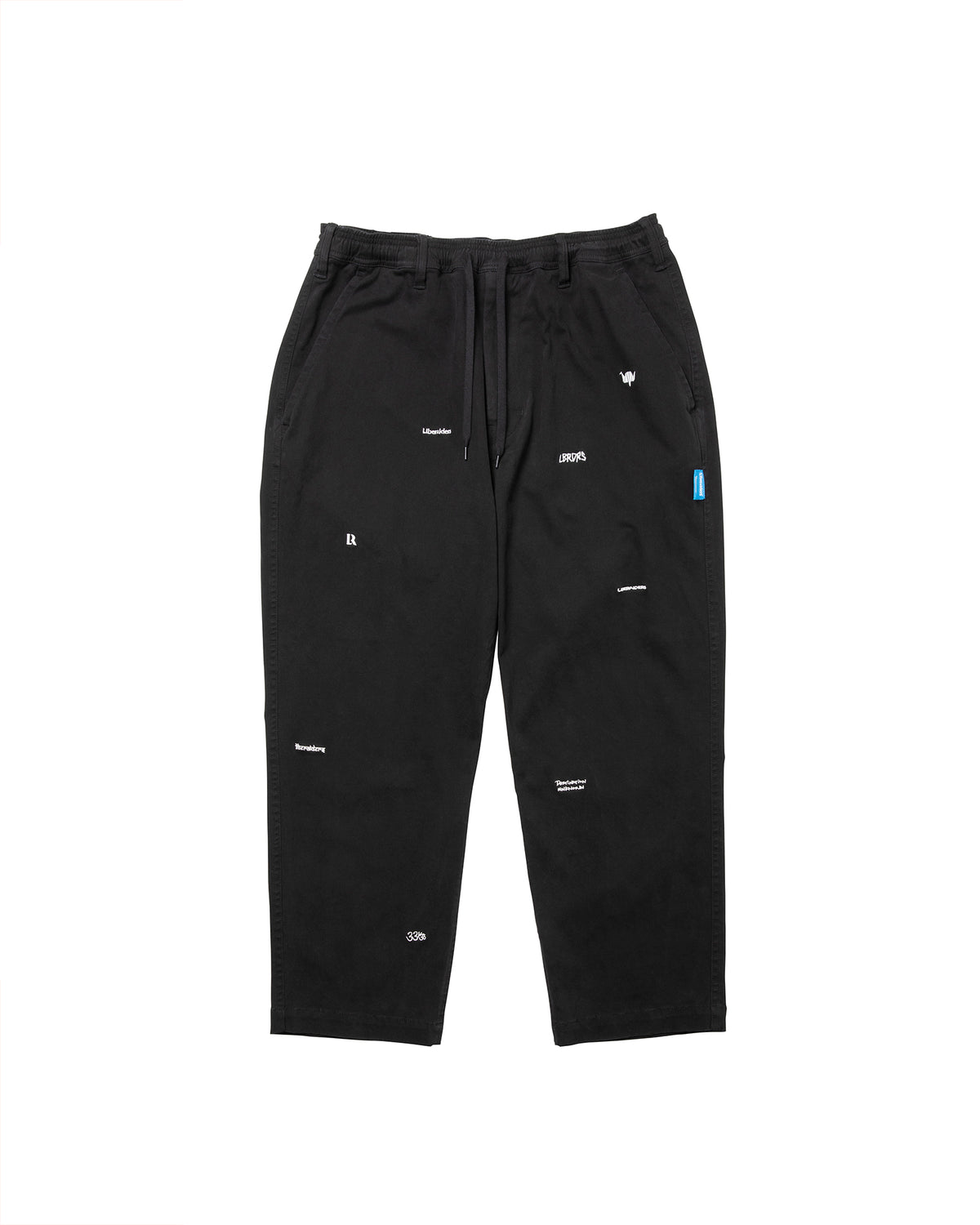 MULTI EMBROIDERY CHINO TROUSERS