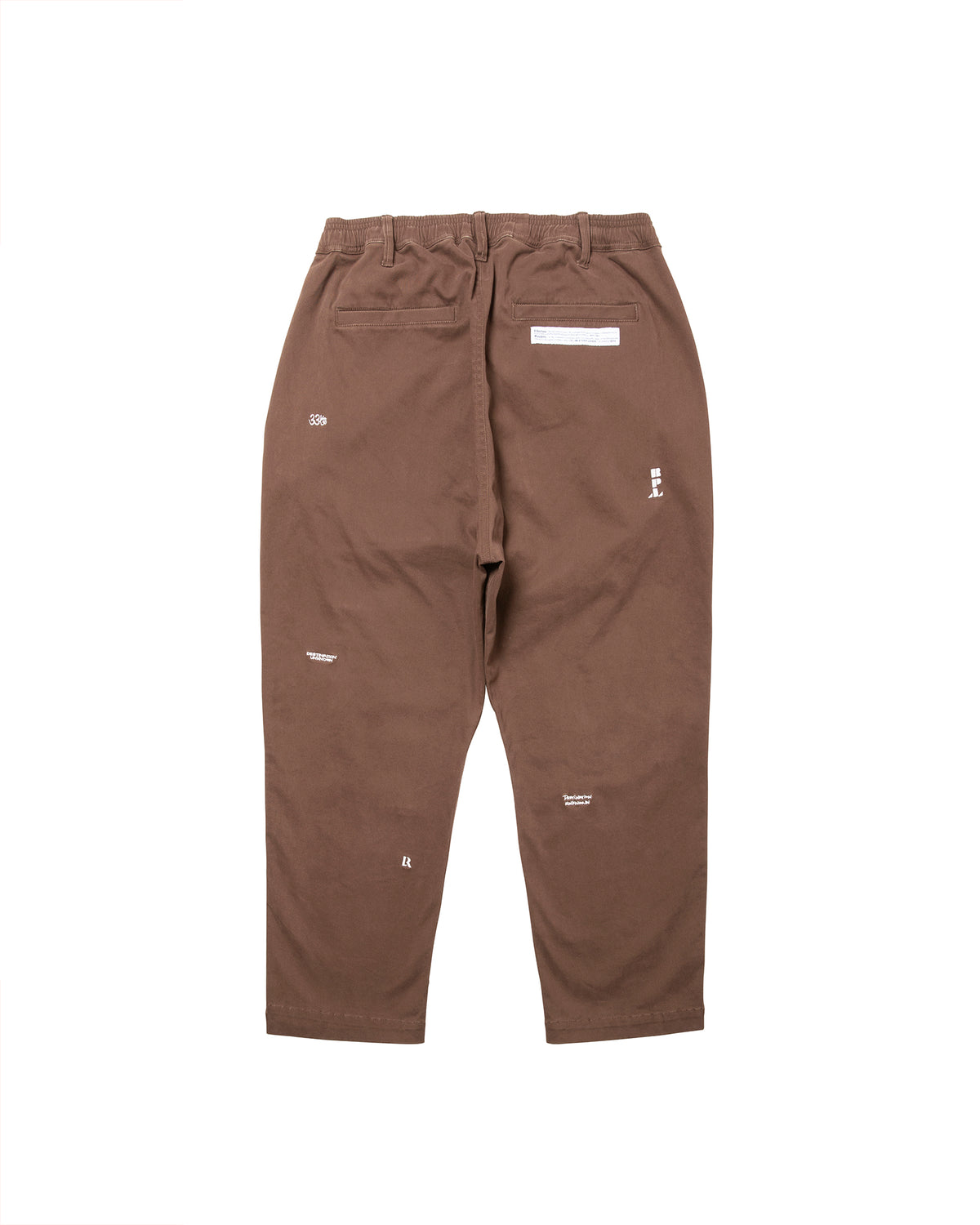 MULTI EMBROIDERY CHINO TROUSERS