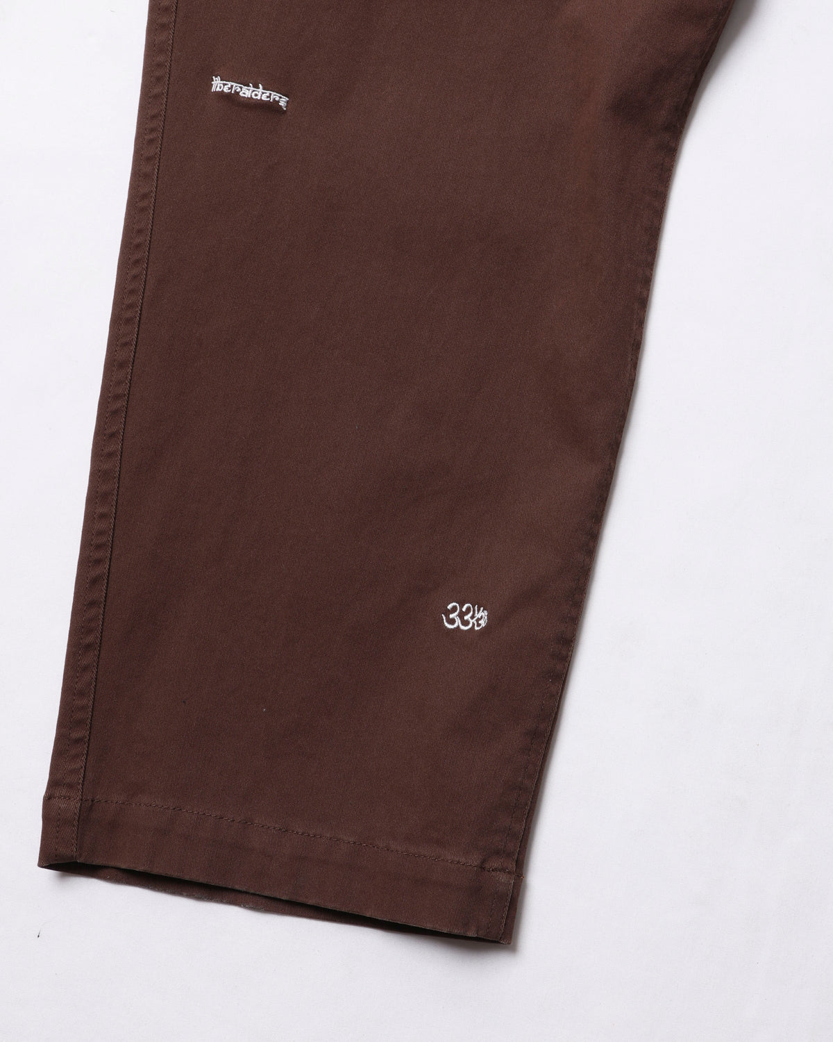 MULTI EMBROIDERY CHINO TROUSERS