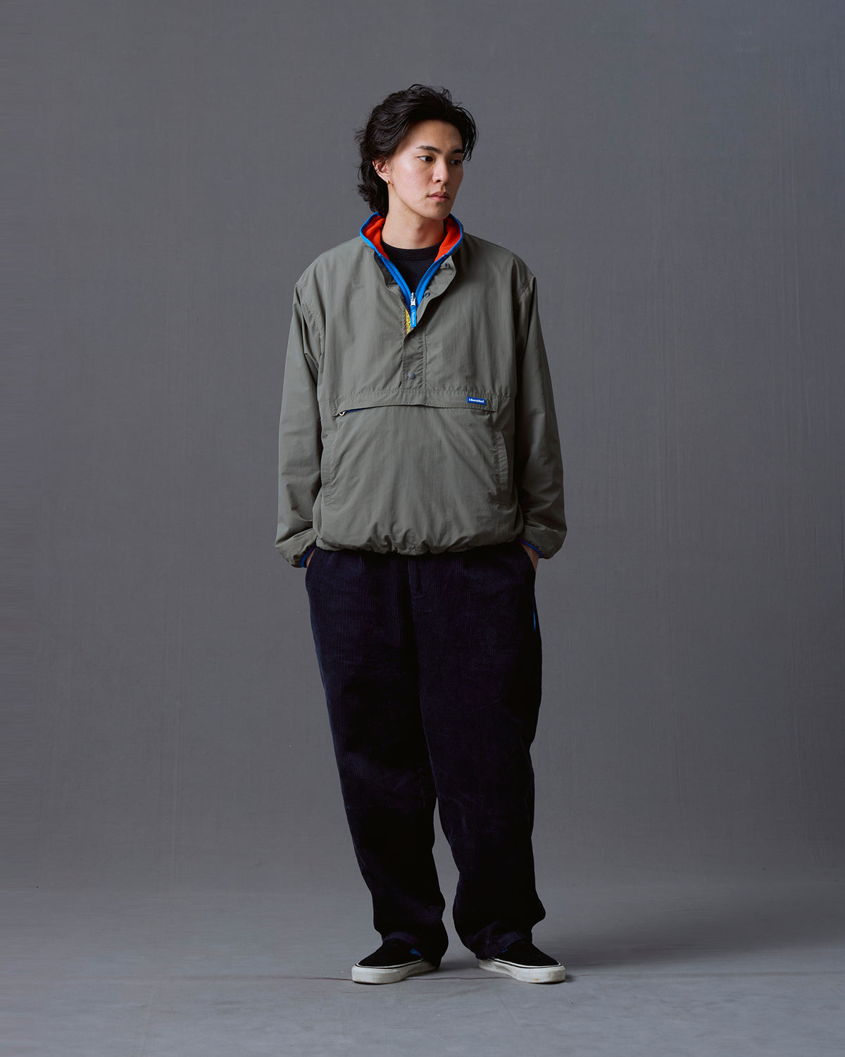 CORDUROY TAPERED SLACKS