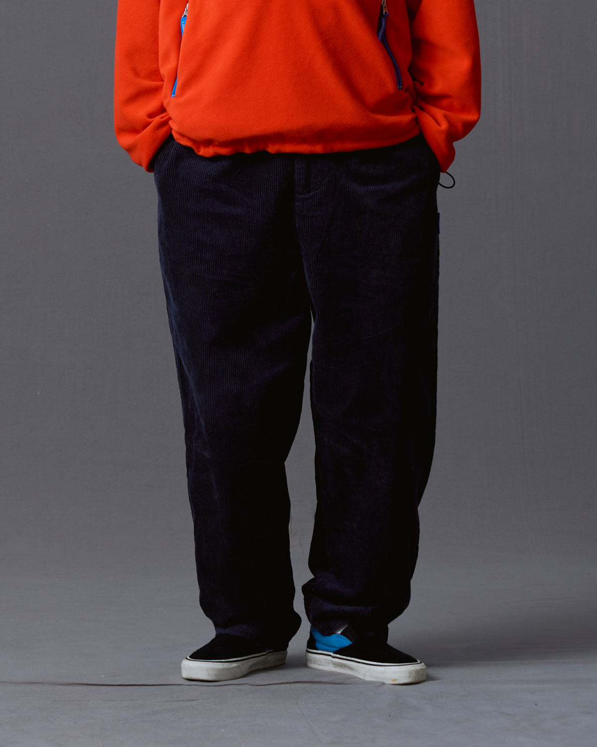 CORDUROY TAPERED SLACKS