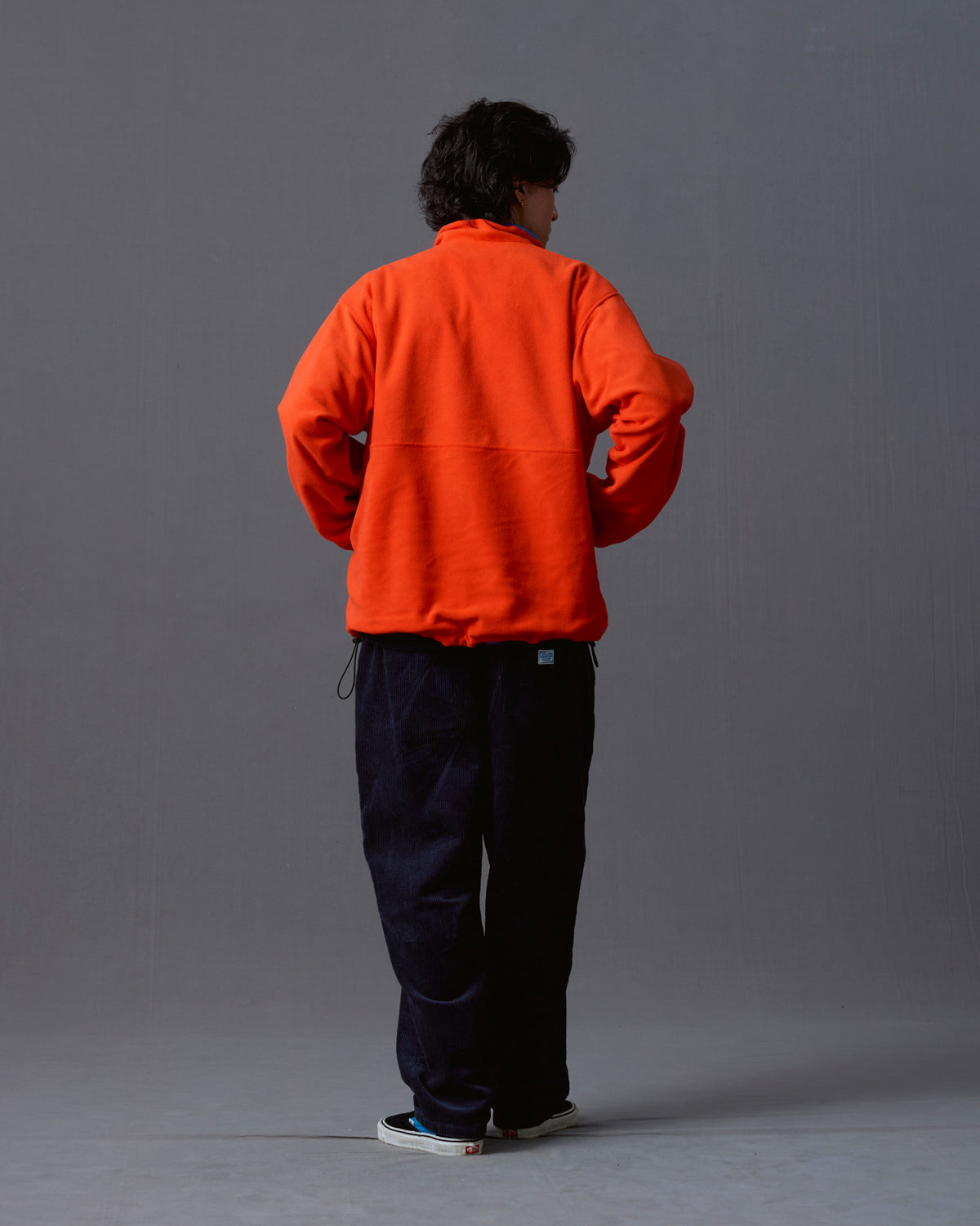 CORDUROY TAPERED SLACKS