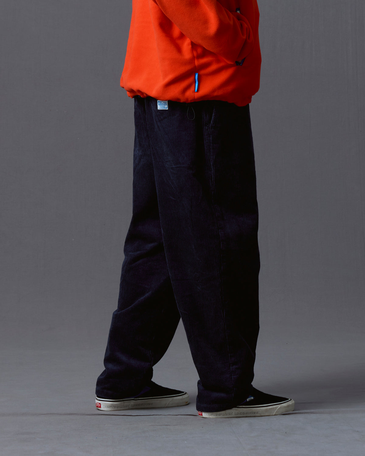 CORDUROY TAPERED SLACKS