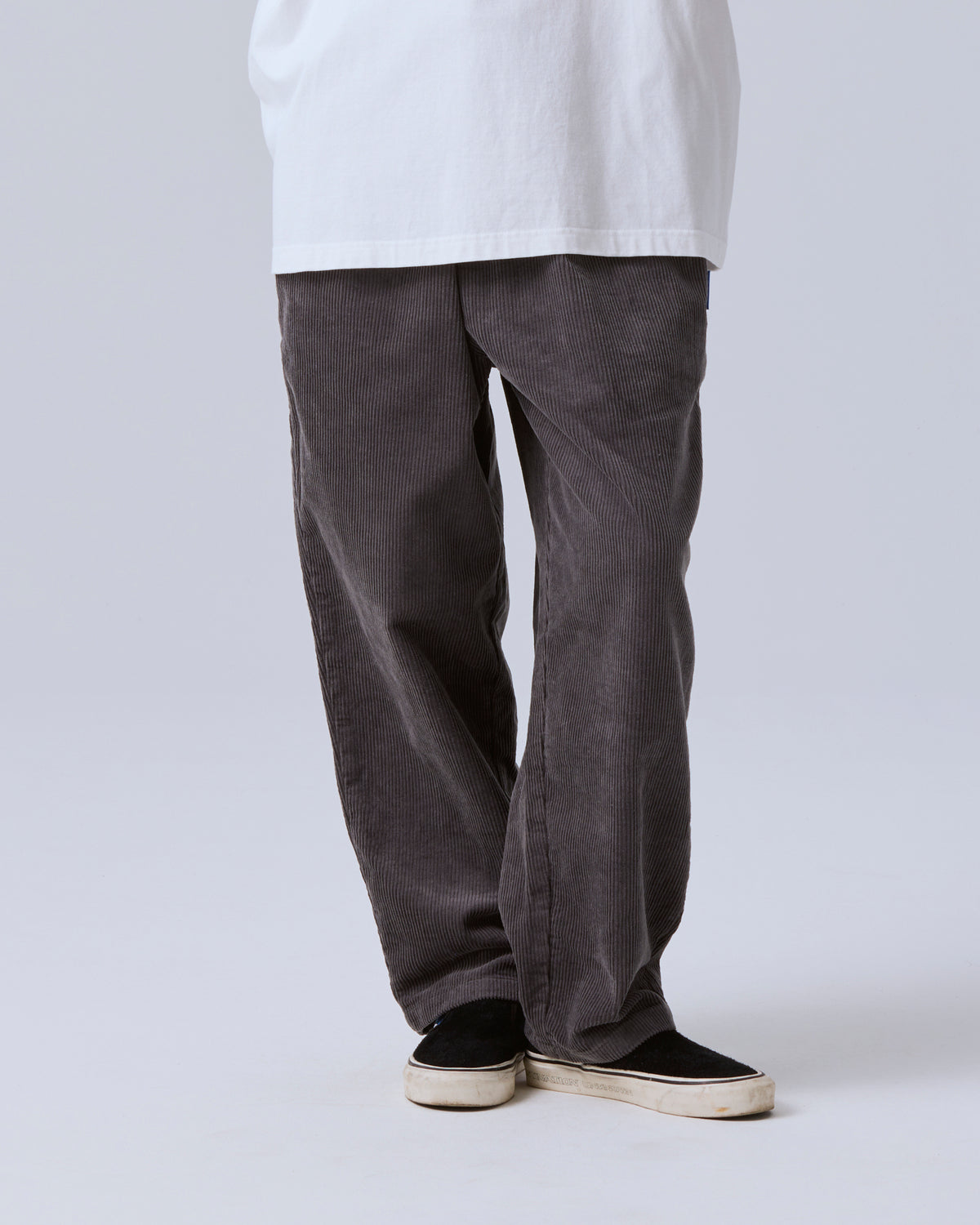 CORDUROY TAPERED SLACKS