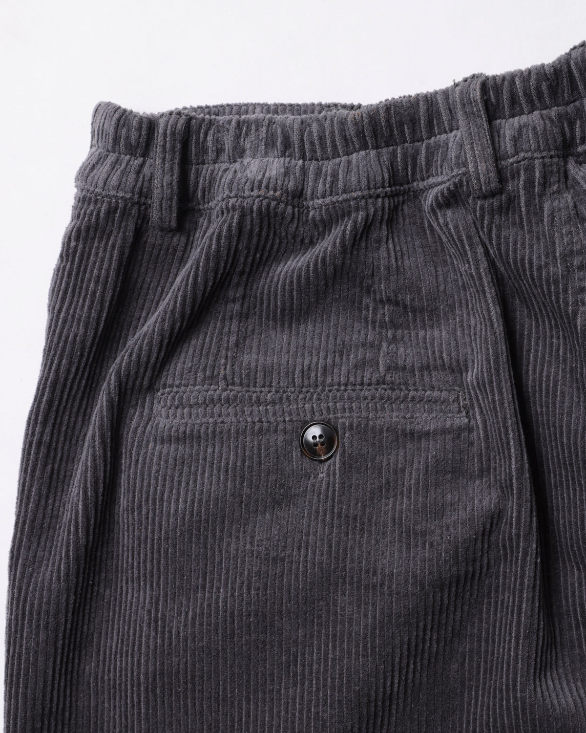 CORDUROY TAPERED SLACKS