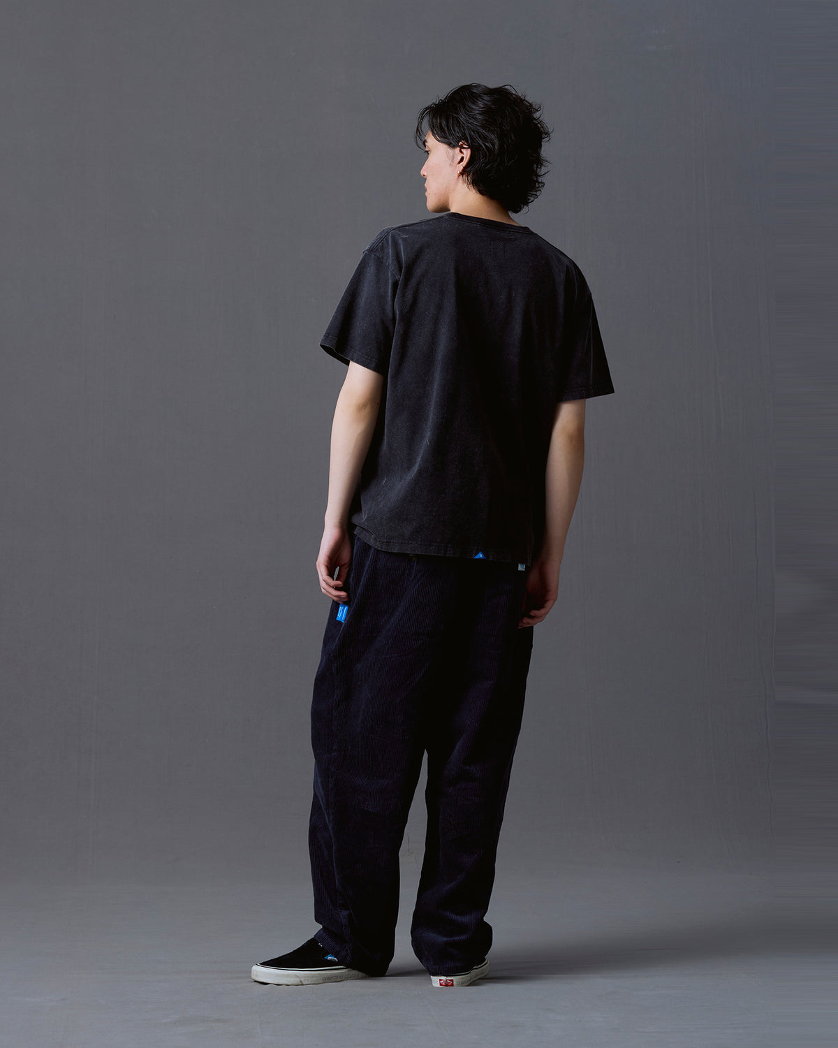 CORDUROY TAPERED SLACKS