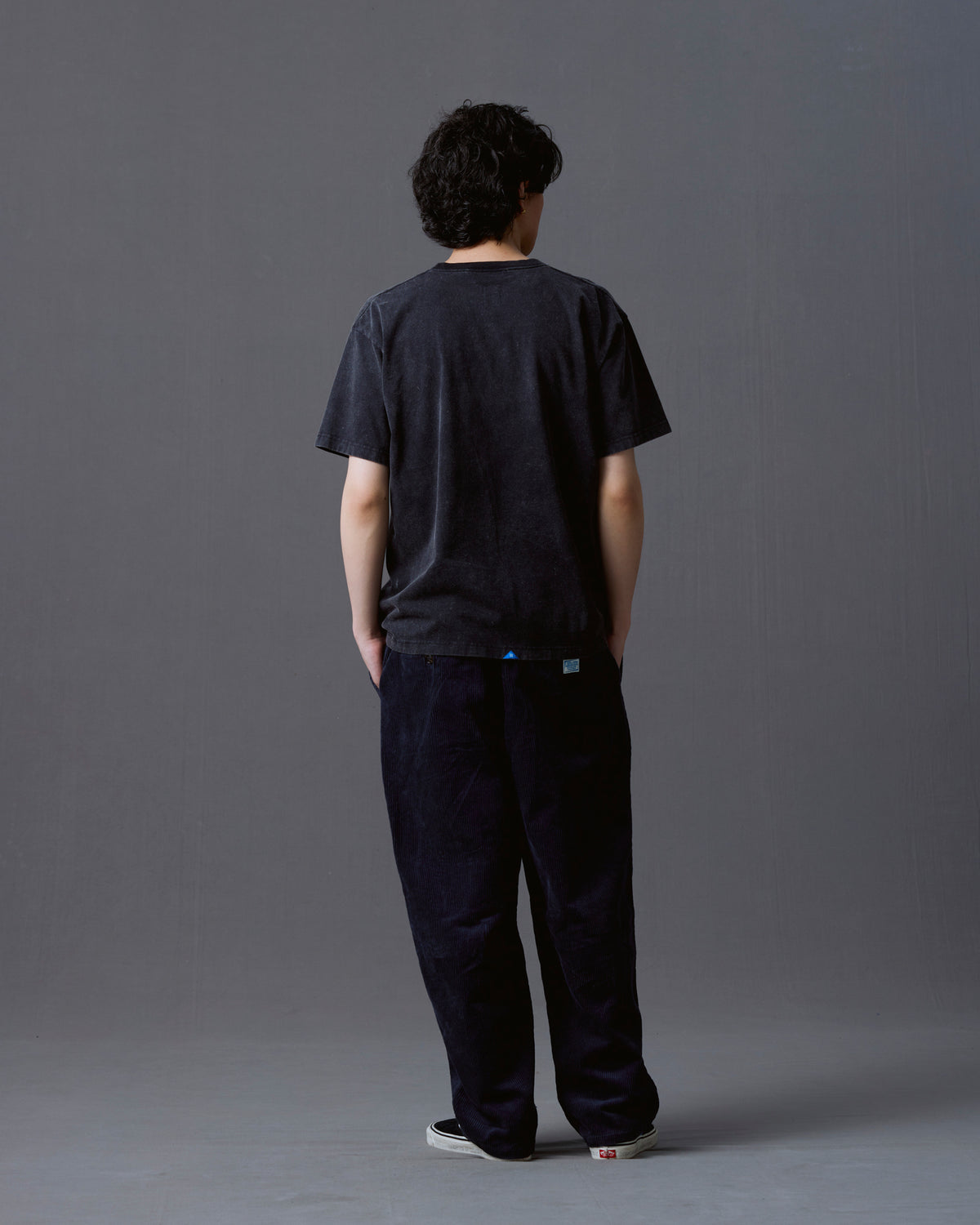CORDUROY TAPERED SLACKS