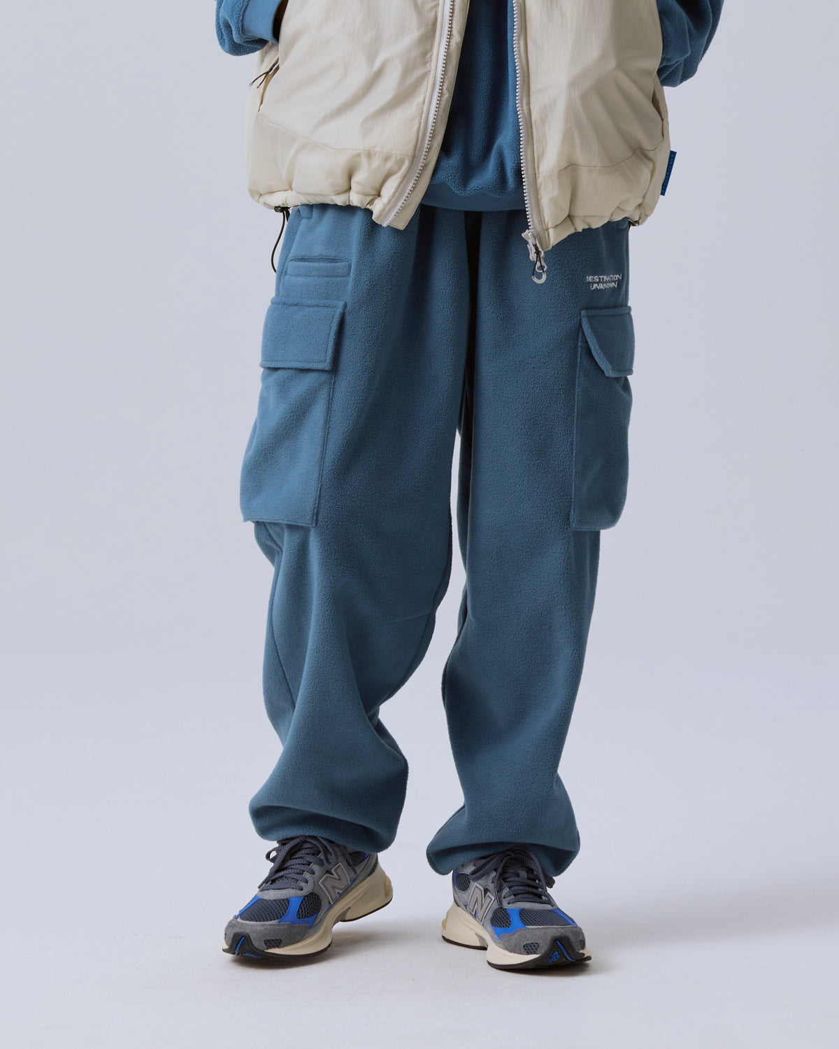 FLEECE CARGO PANTS
