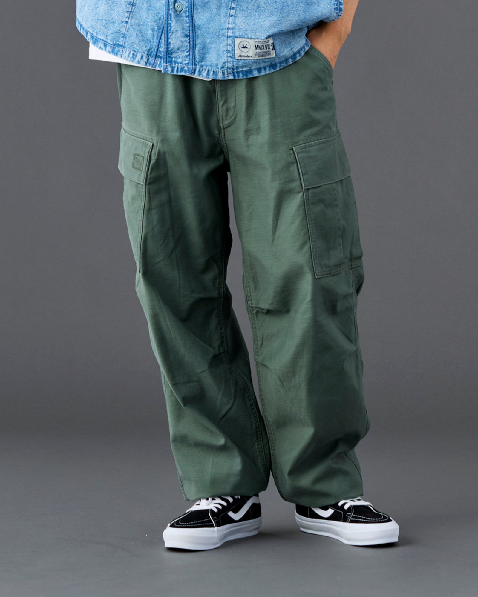 6-POCKET ARMY BAGGY PANTS