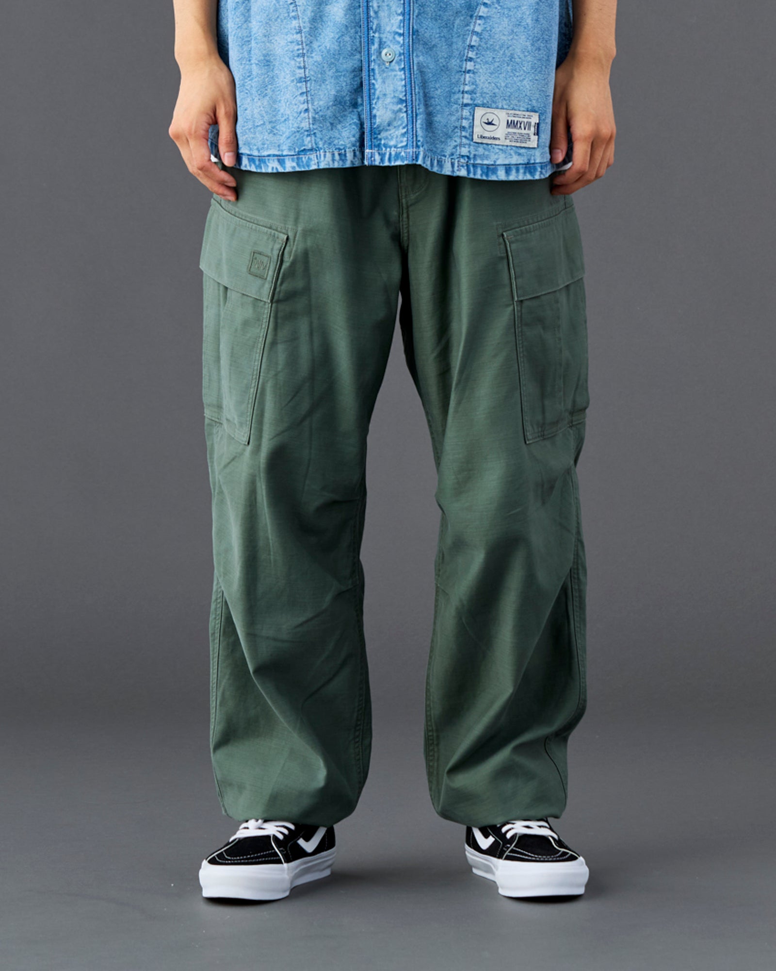 6-POCKET ARMY BAGGY PANTS
