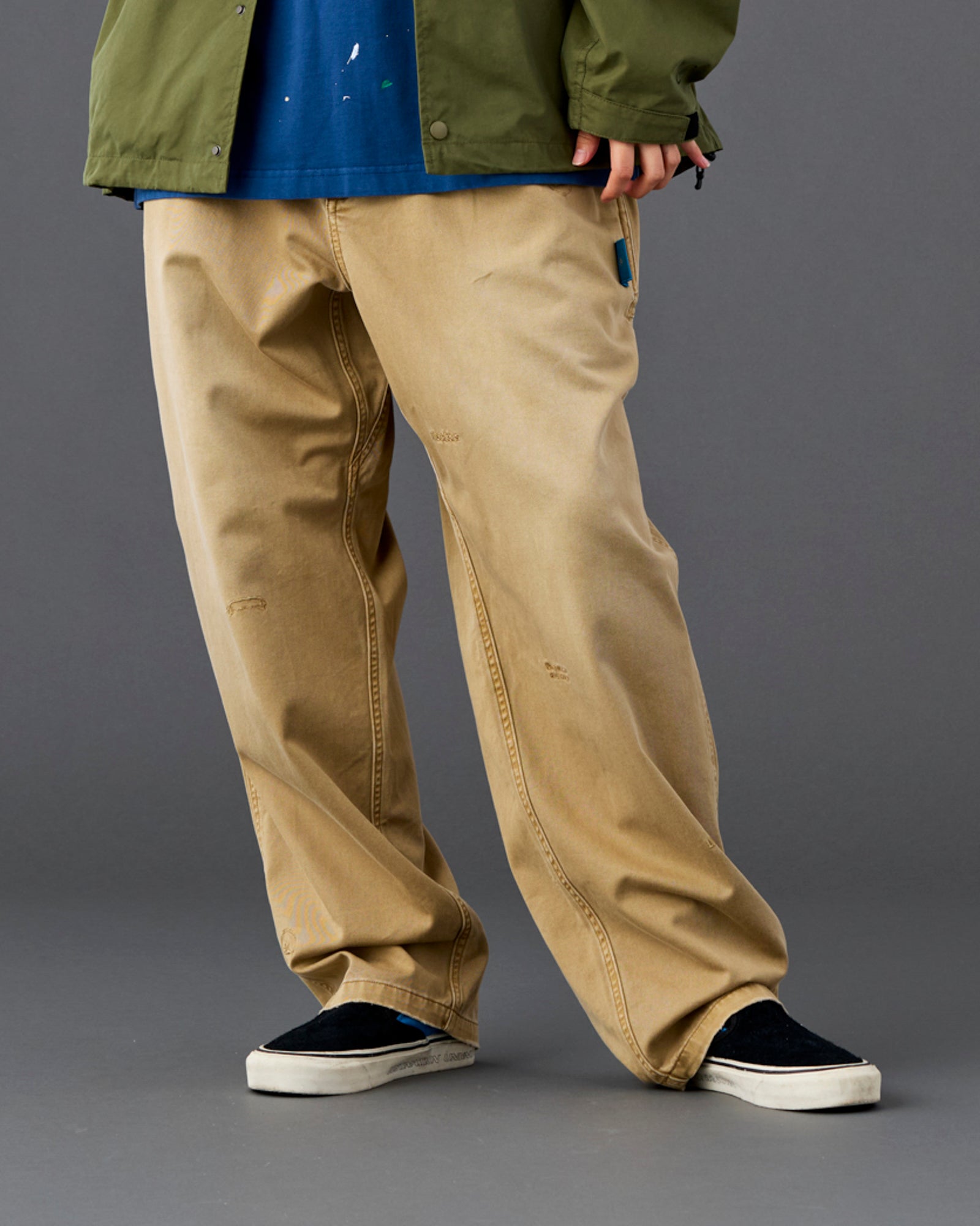 GARMENT DYED UTILITY PANTS