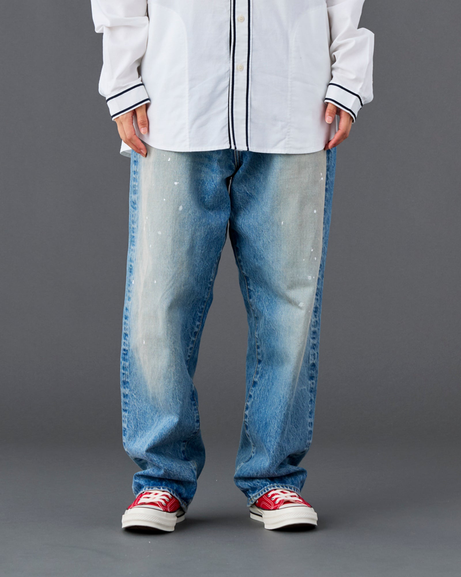 LR LOOSE FIT DENIM PANTS HW