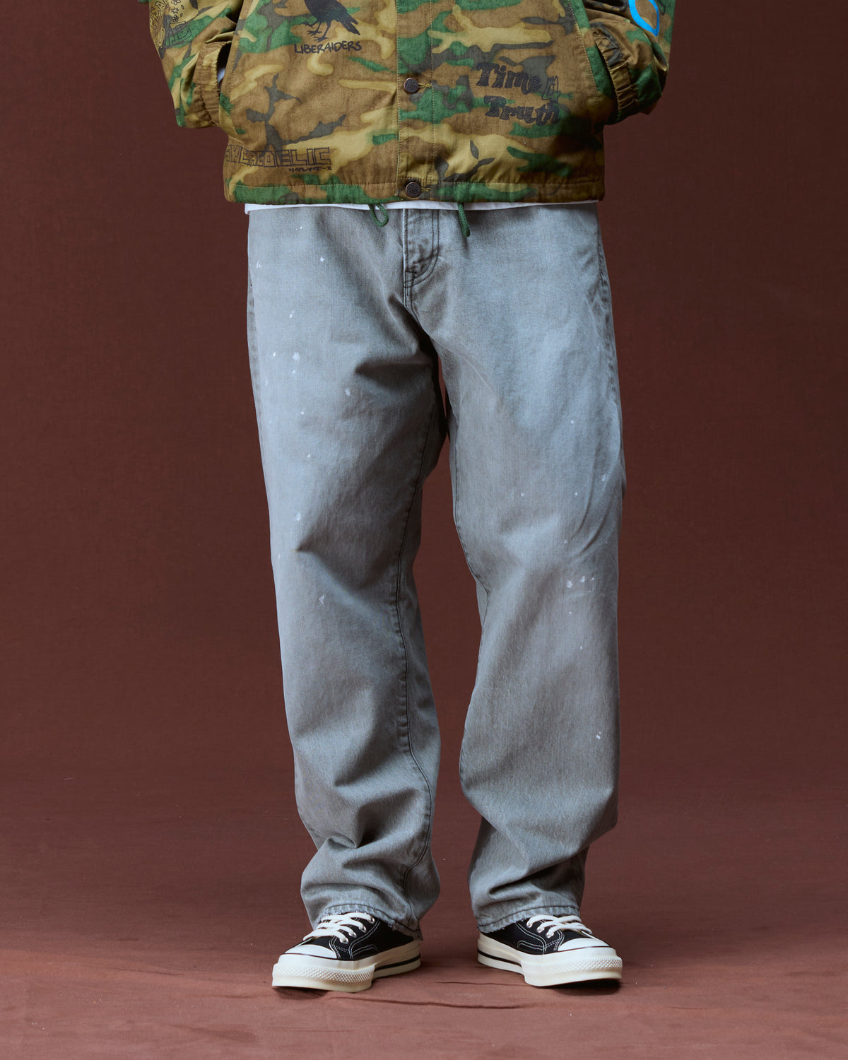 LR LOOSE FIT DENIM PANTS HW