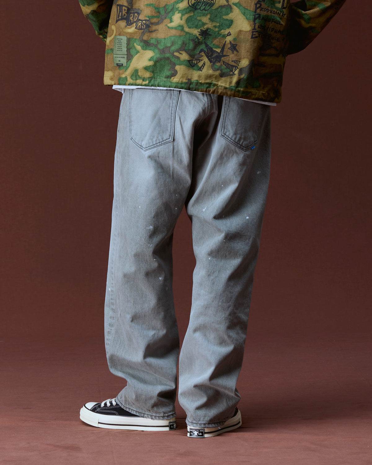 LR LOOSE FIT DENIM PANTS HW