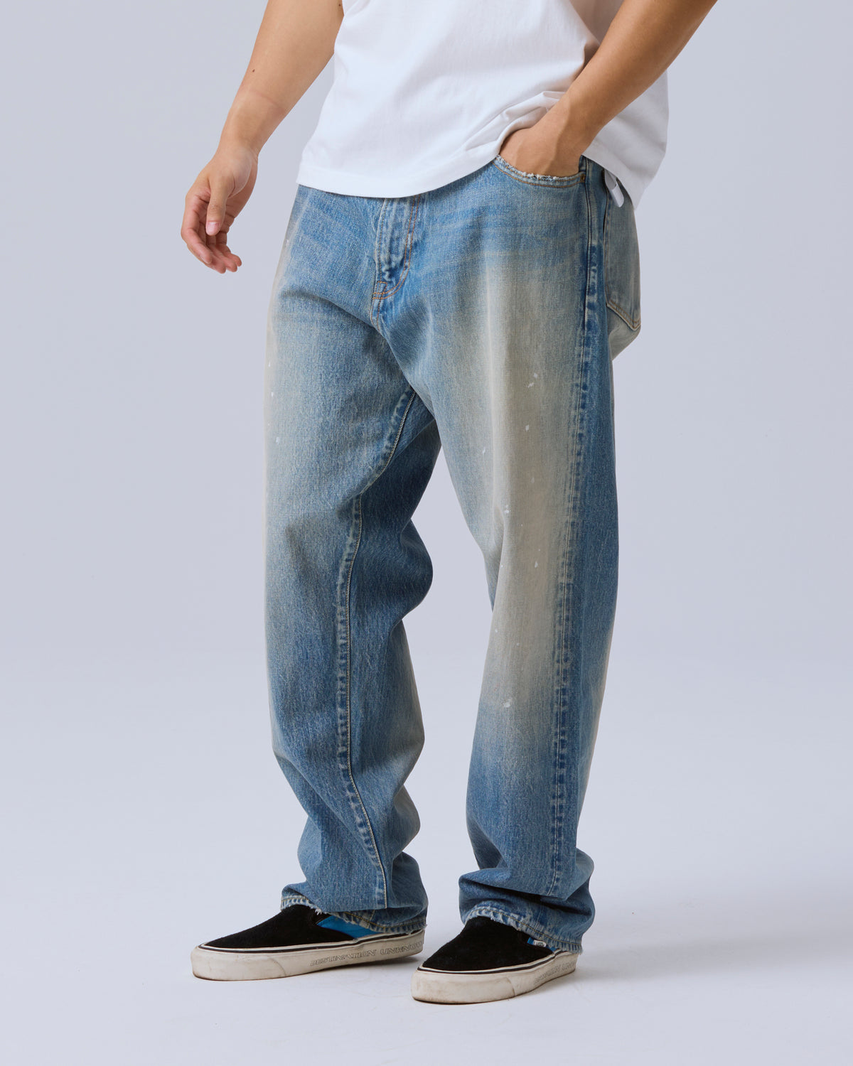 LR LOOSE FIT DENIM PANTS HW