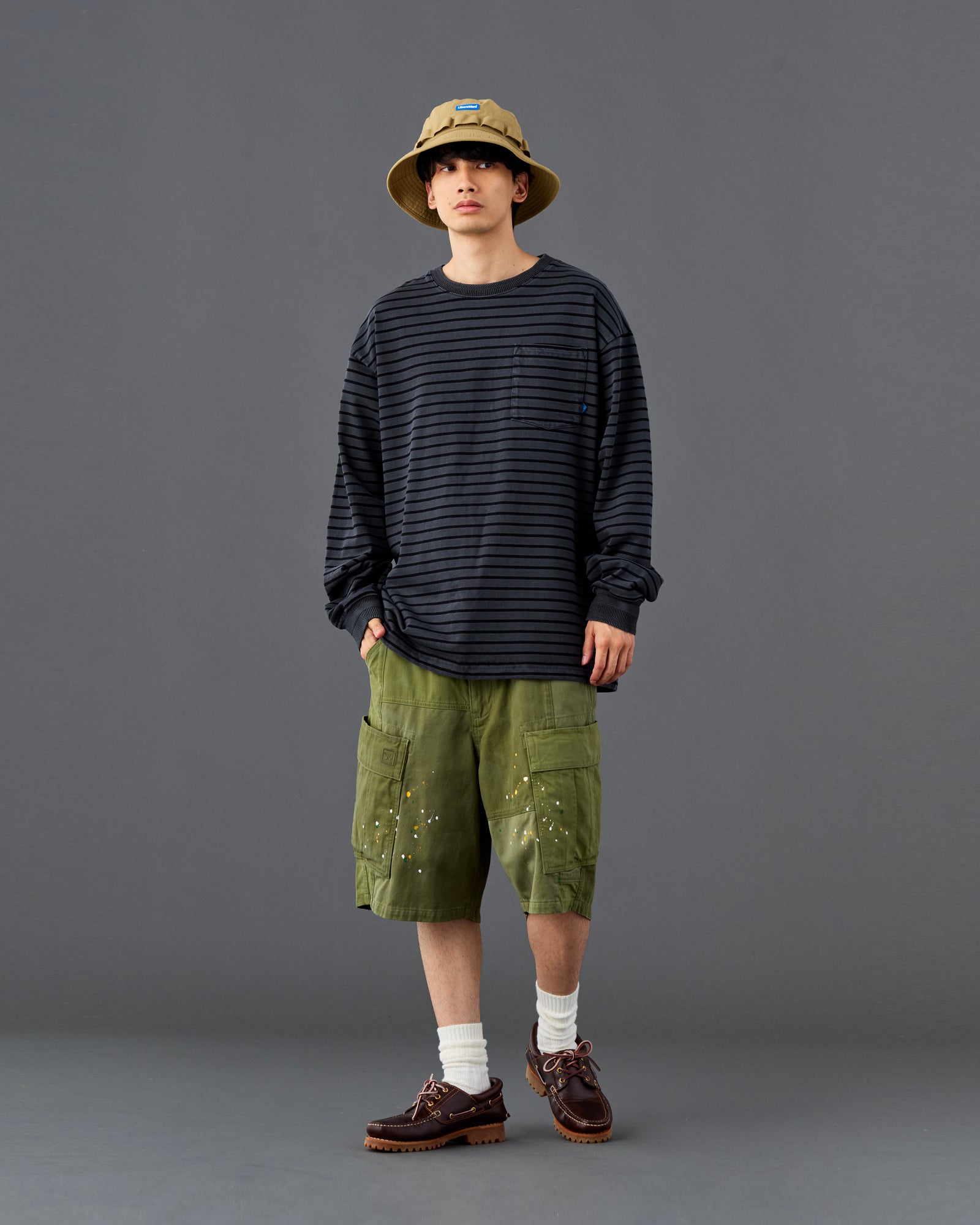 PATCHWORK BDU SHORTS