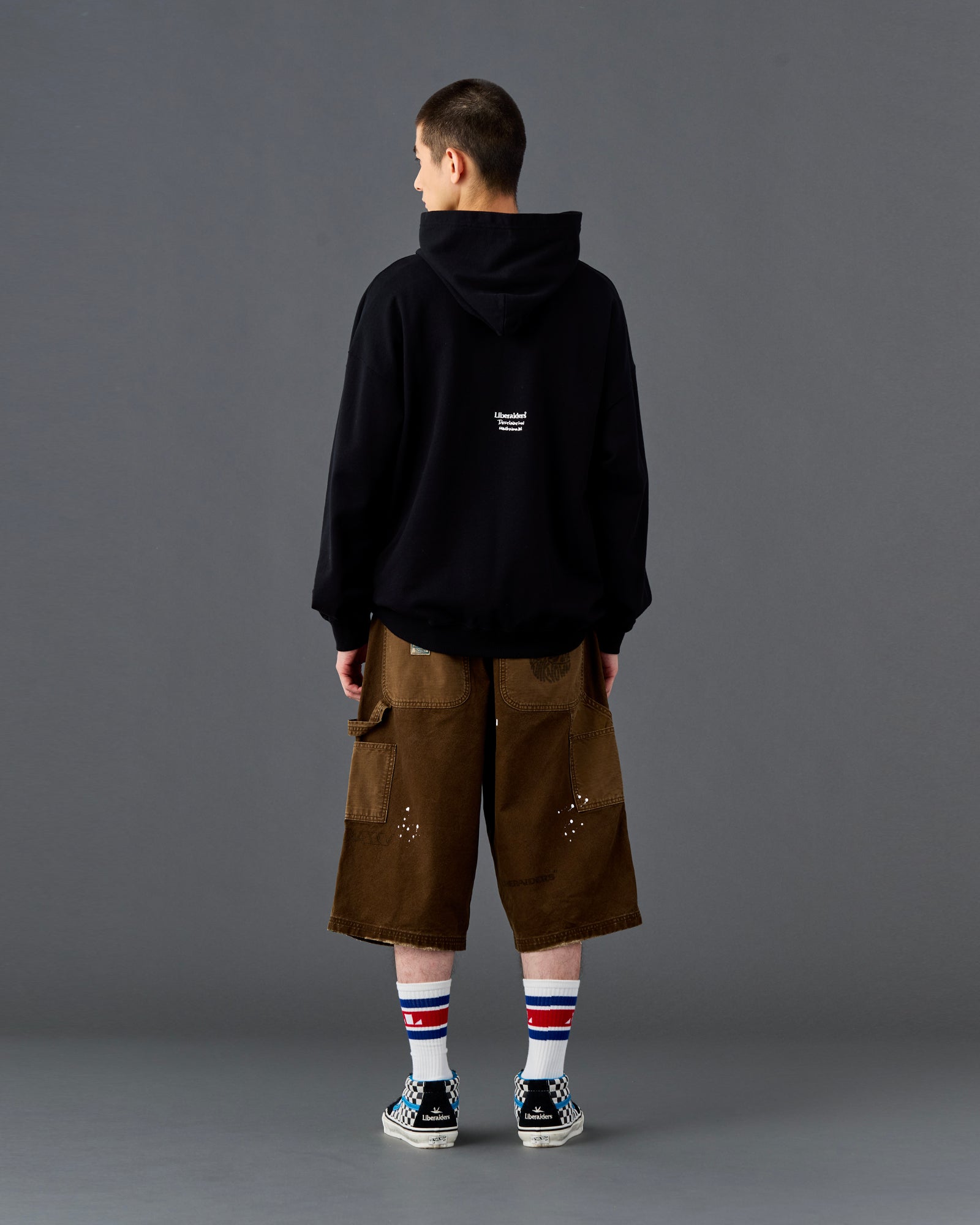 HANDWRITING CANVAS WORK SHORTS