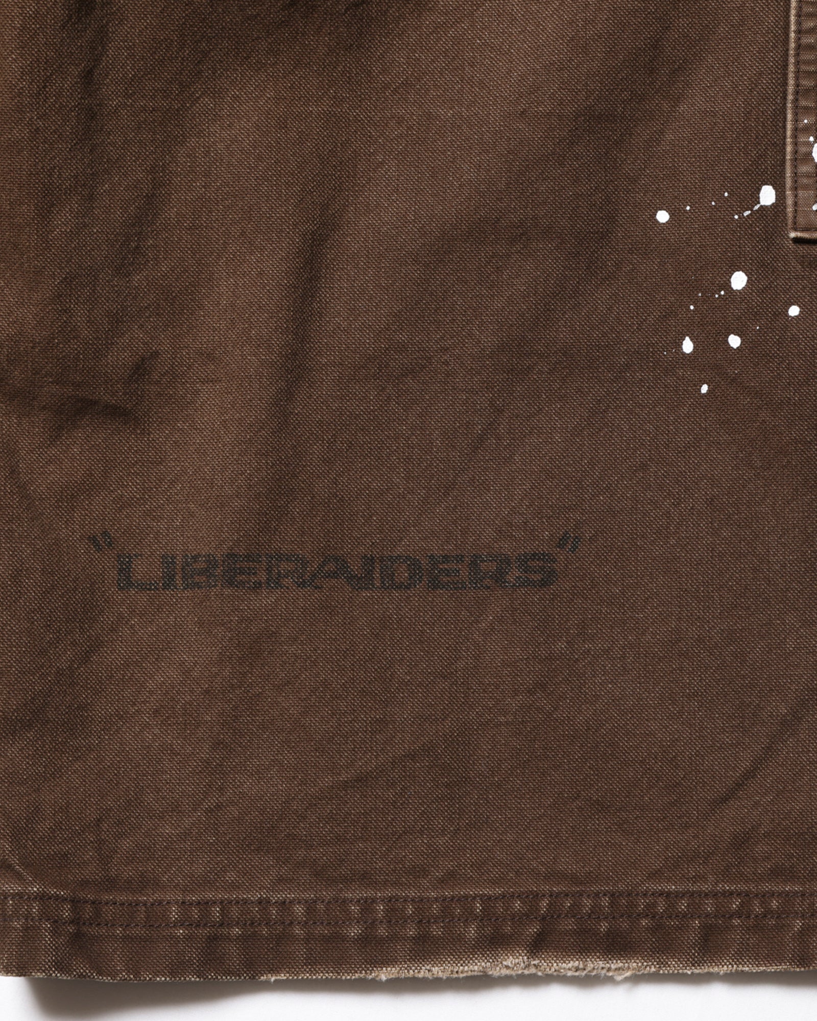 HANDWRITING CANVAS WORK SHORTS