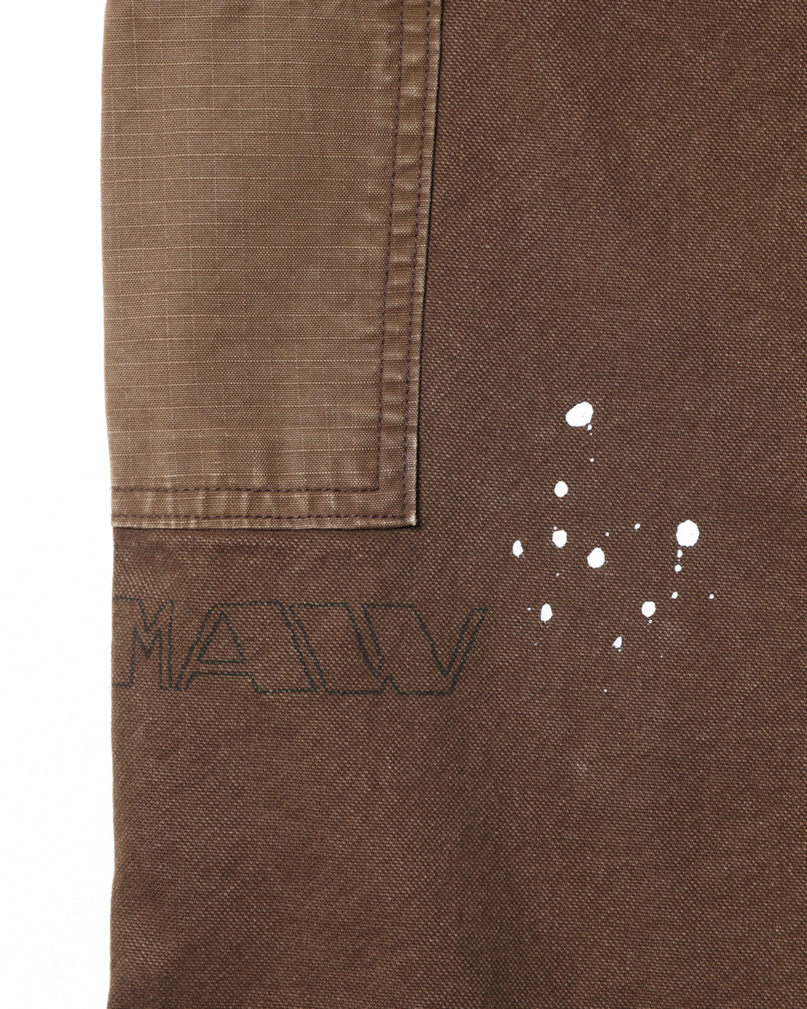 HANDWRITING CANVAS WORK SHORTS