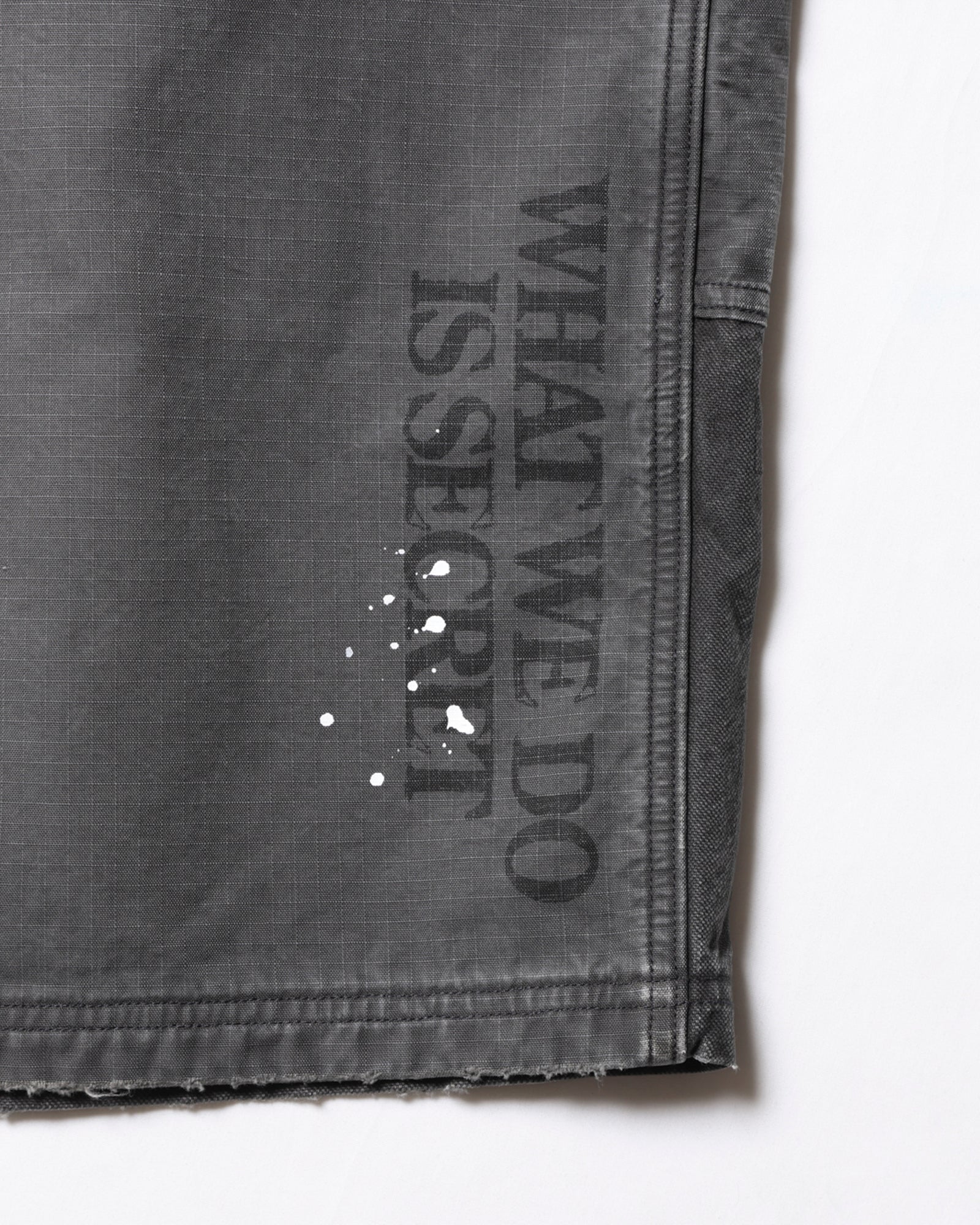 HANDWRITING CANVAS WORK SHORTS