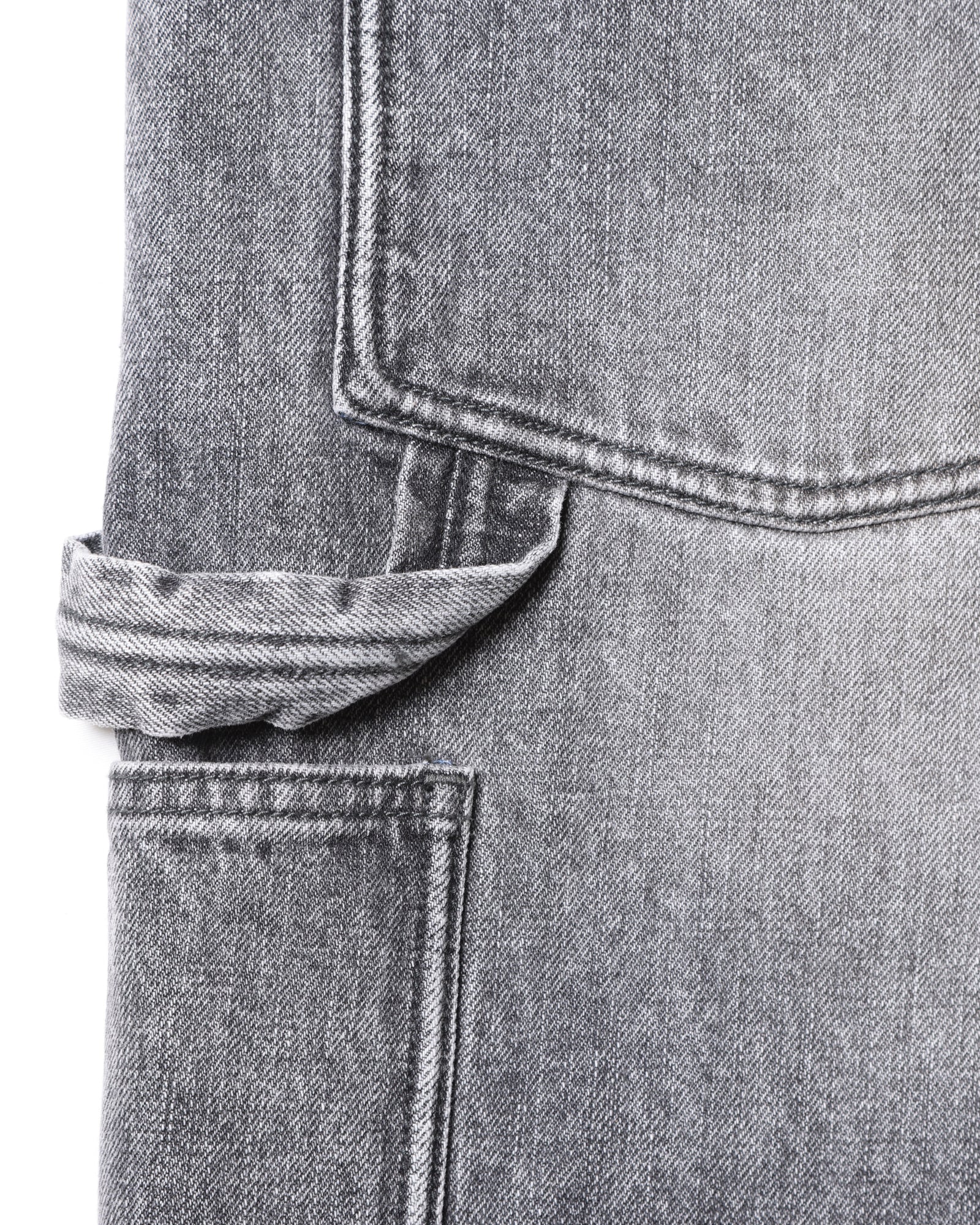 DAMAGED DENIM BUGGY SHORTS