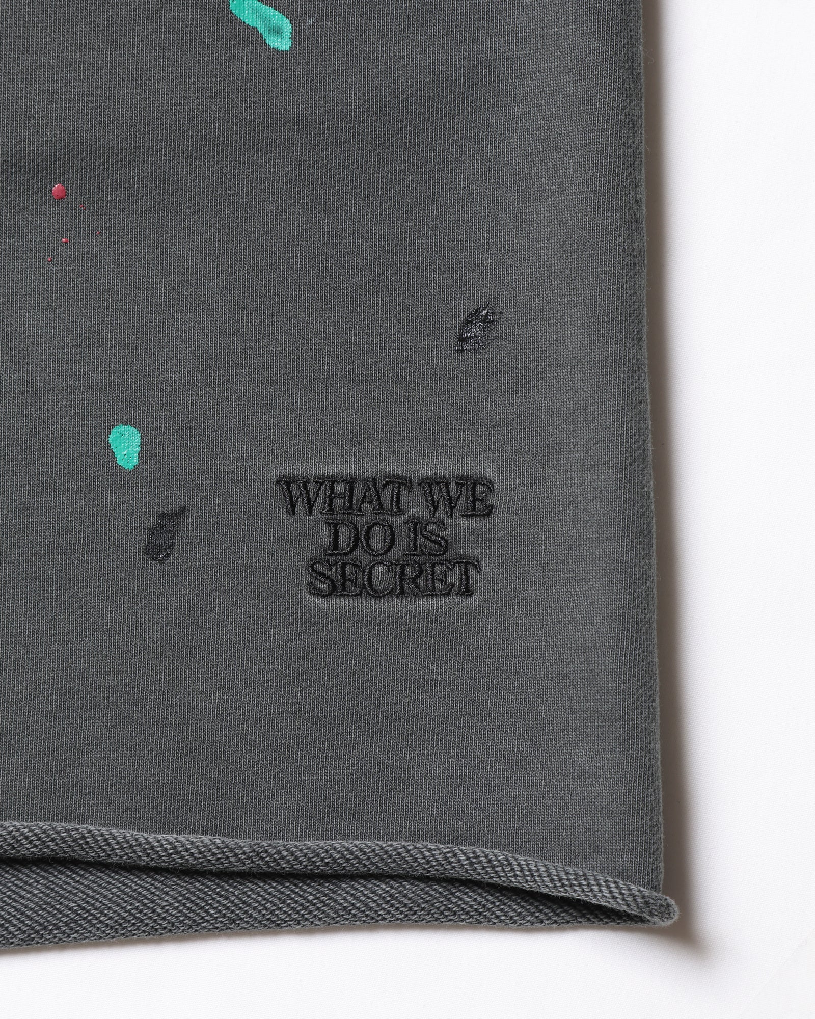 PIGMENT DYED SWEAT SHORTS