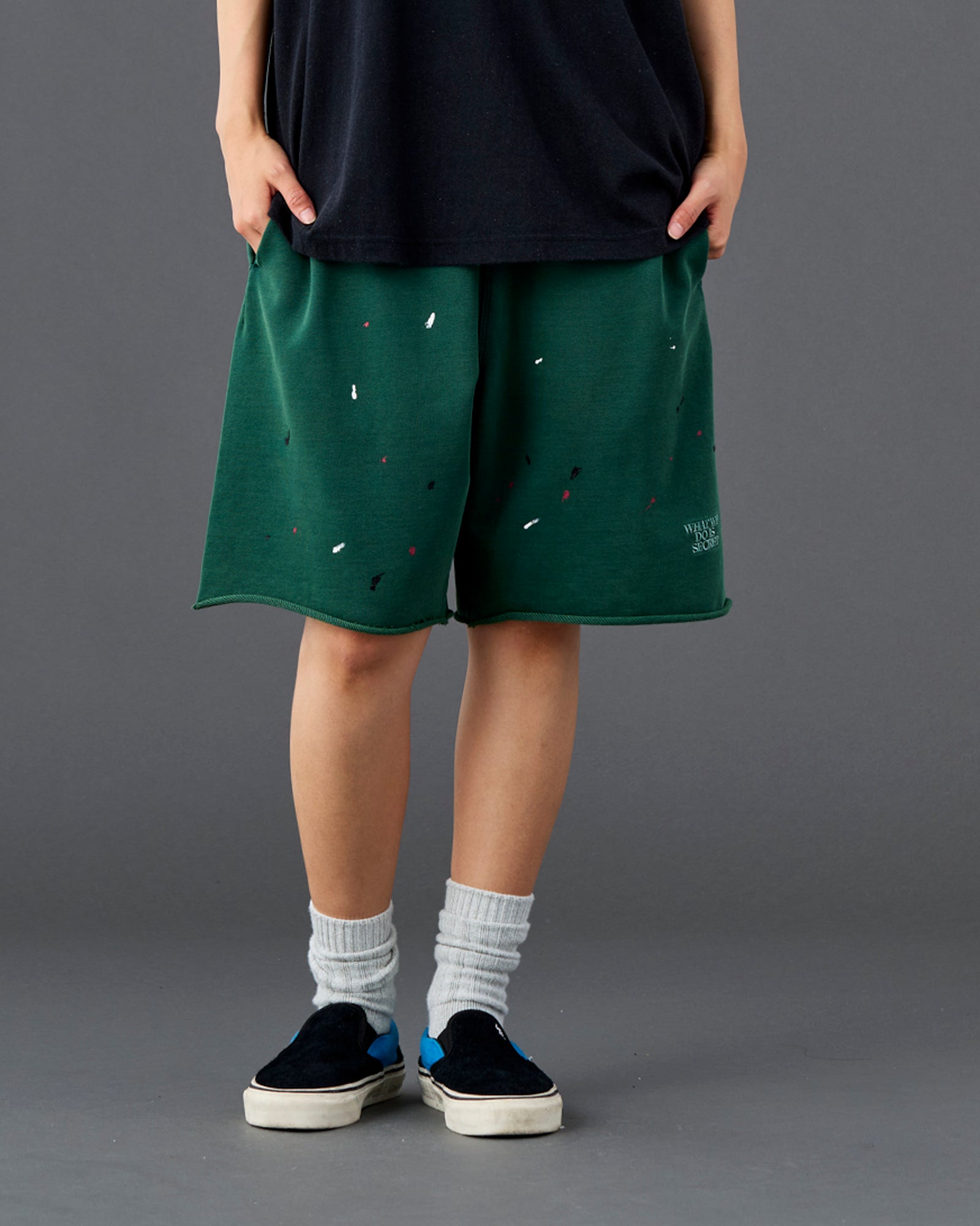 PIGMENT DYED SWEAT SHORTS