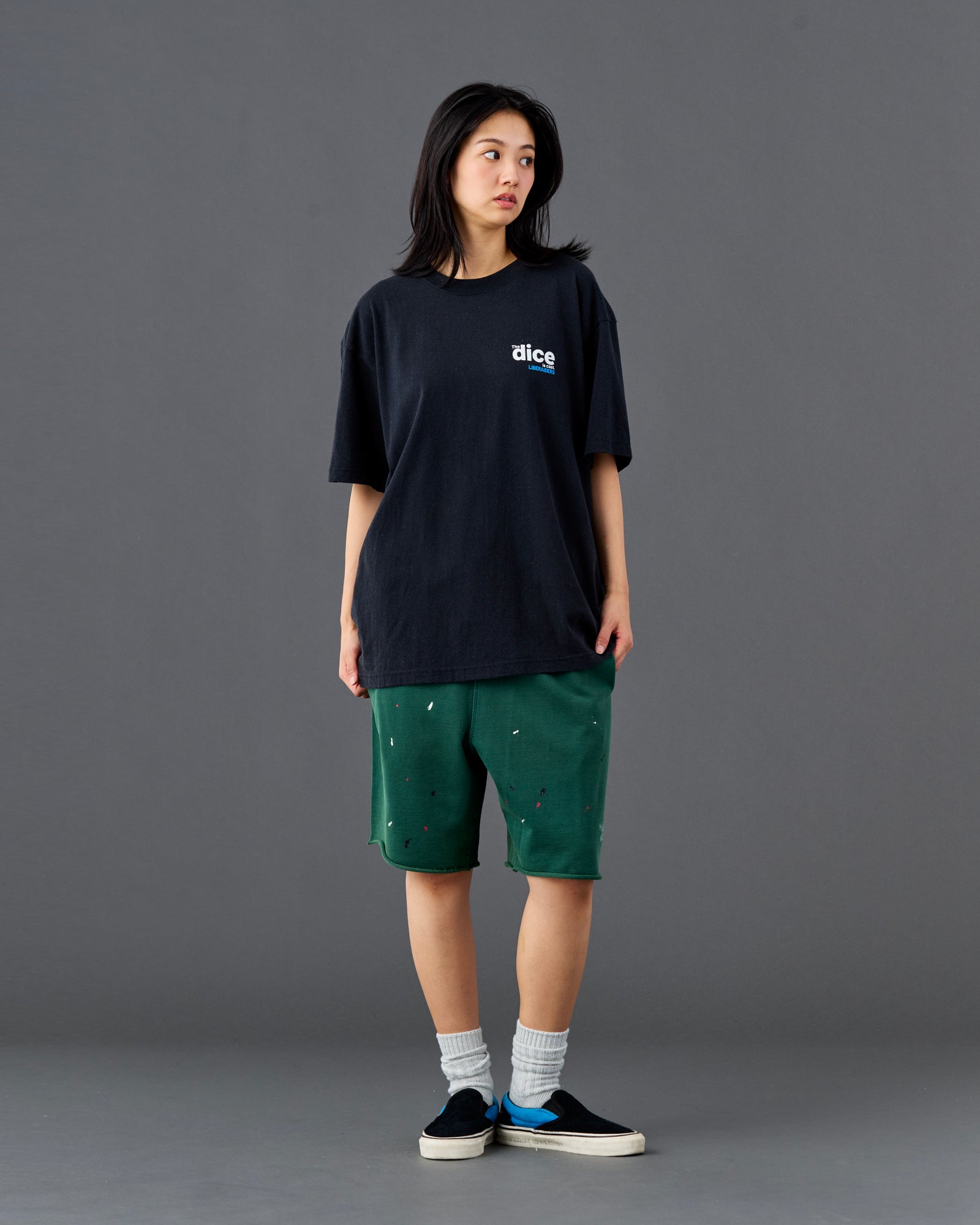 PIGMENT DYED SWEAT SHORTS