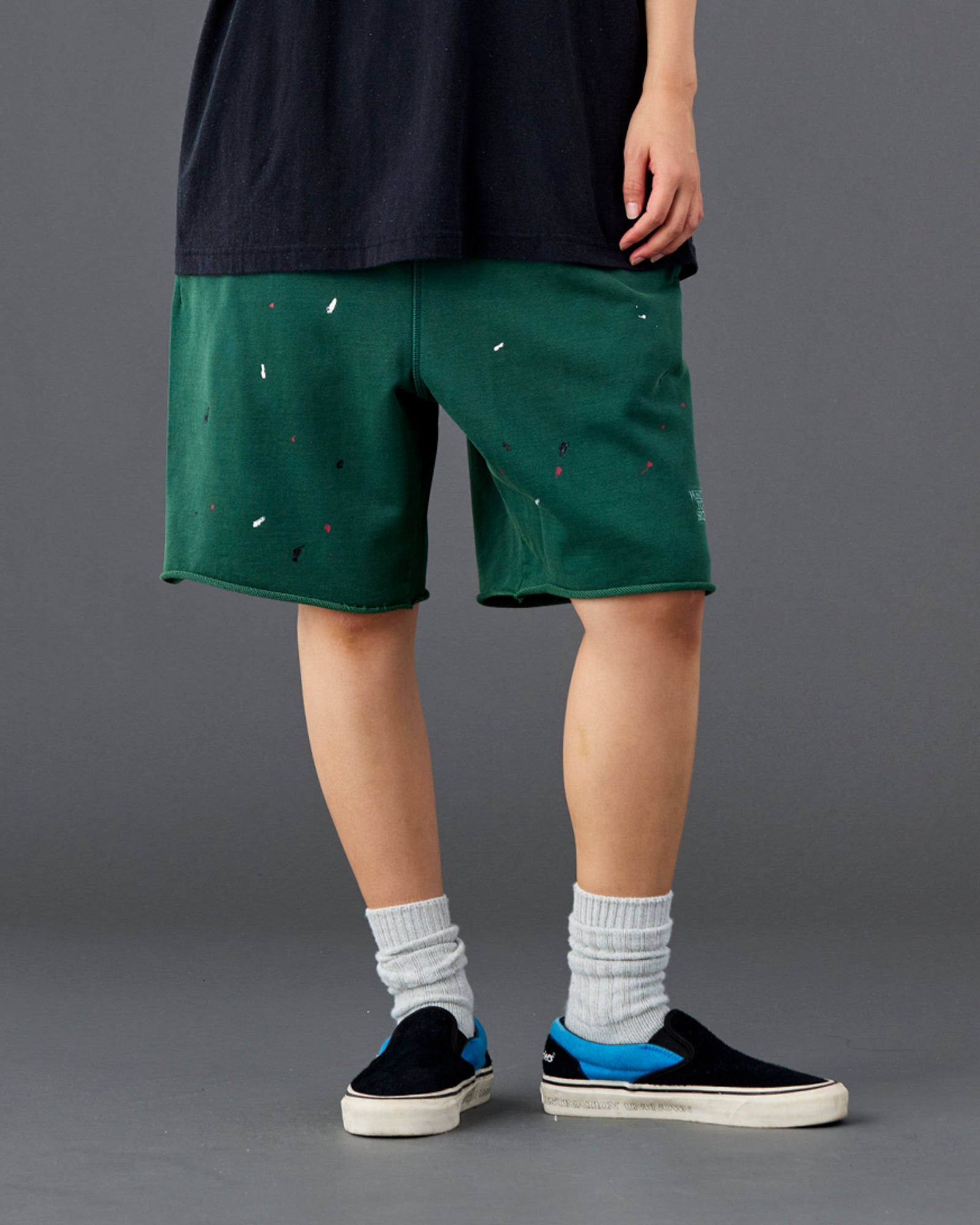 PIGMENT DYED SWEAT SHORTS