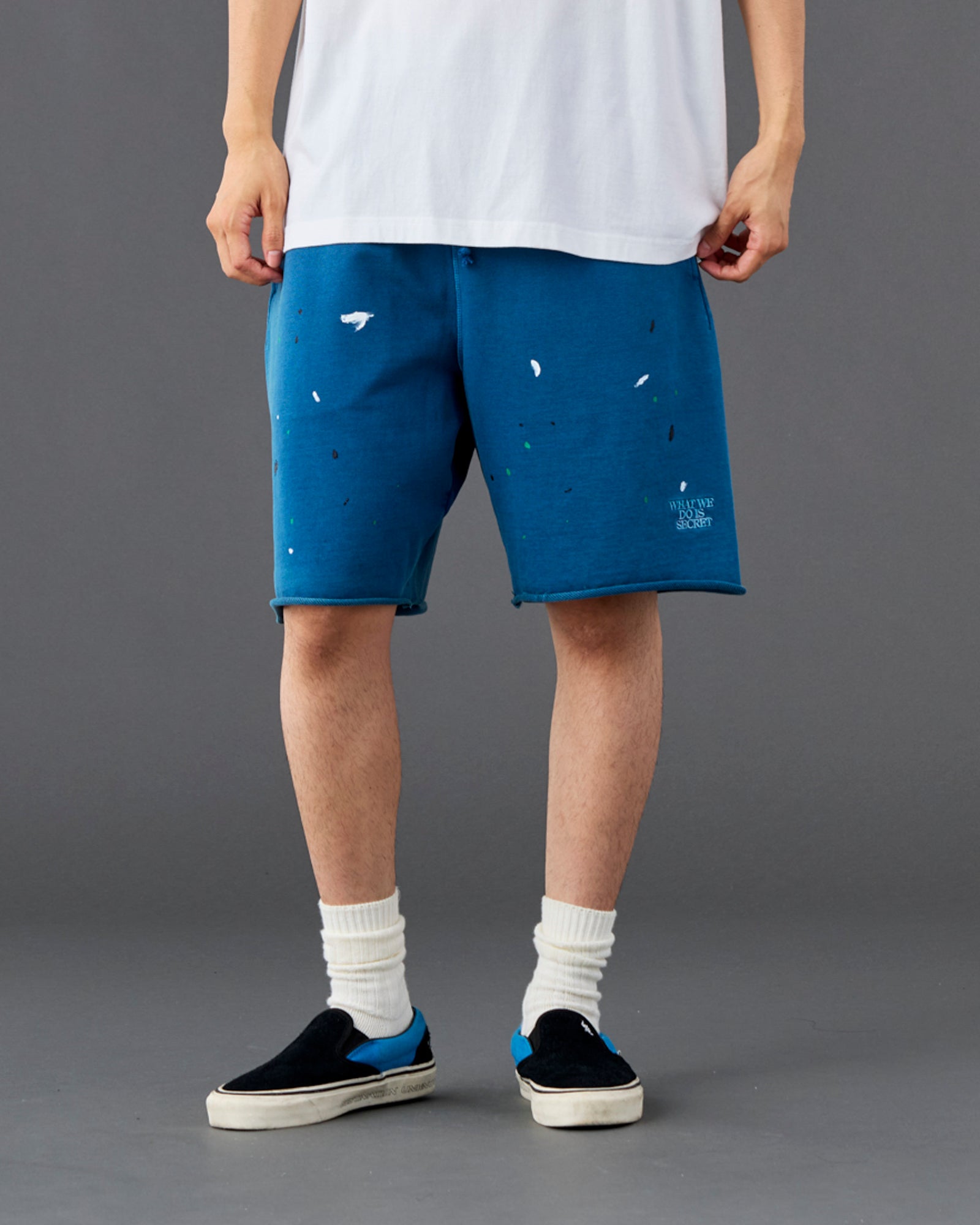 PIGMENT DYED SWEAT SHORTS