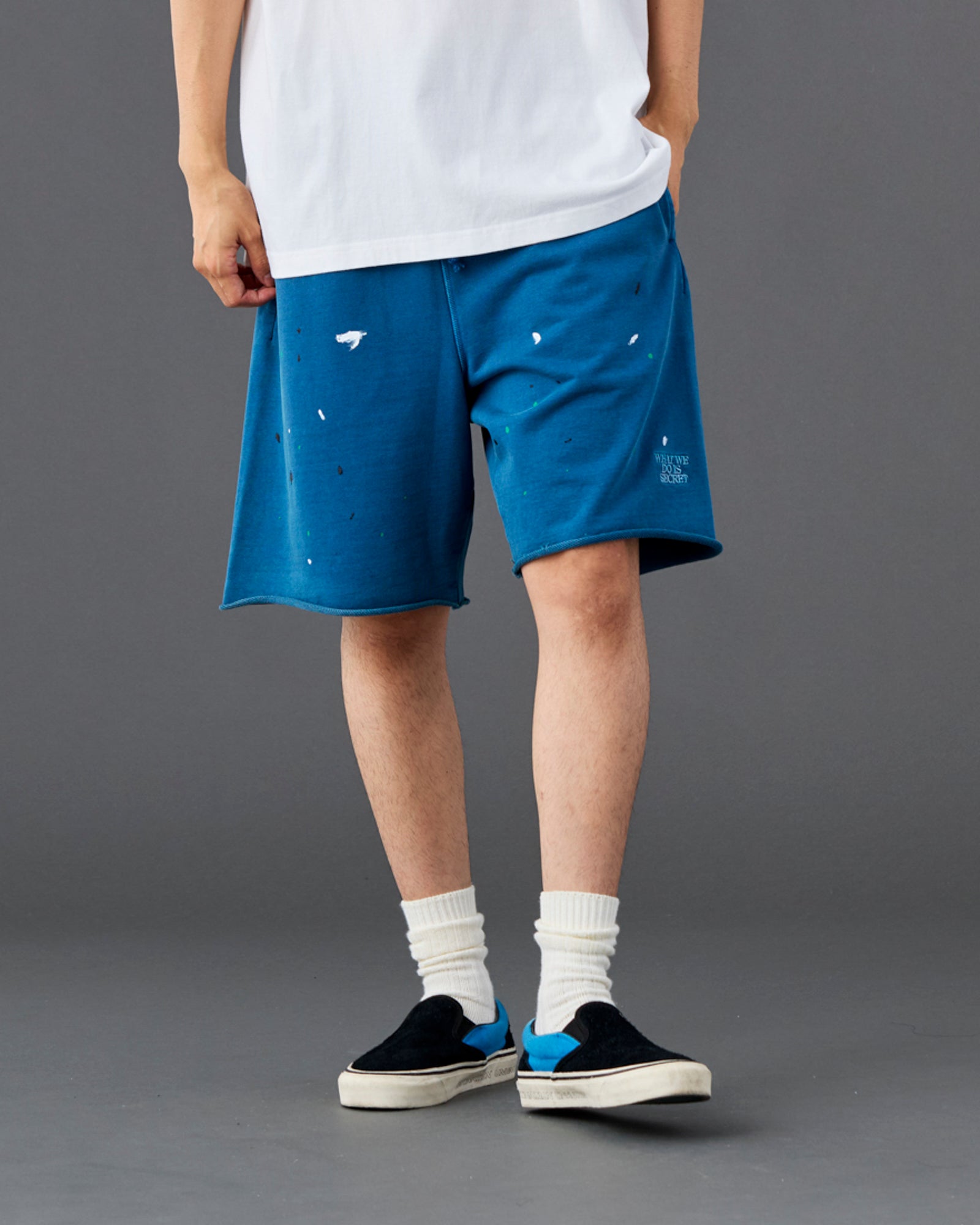PIGMENT DYED SWEAT SHORTS